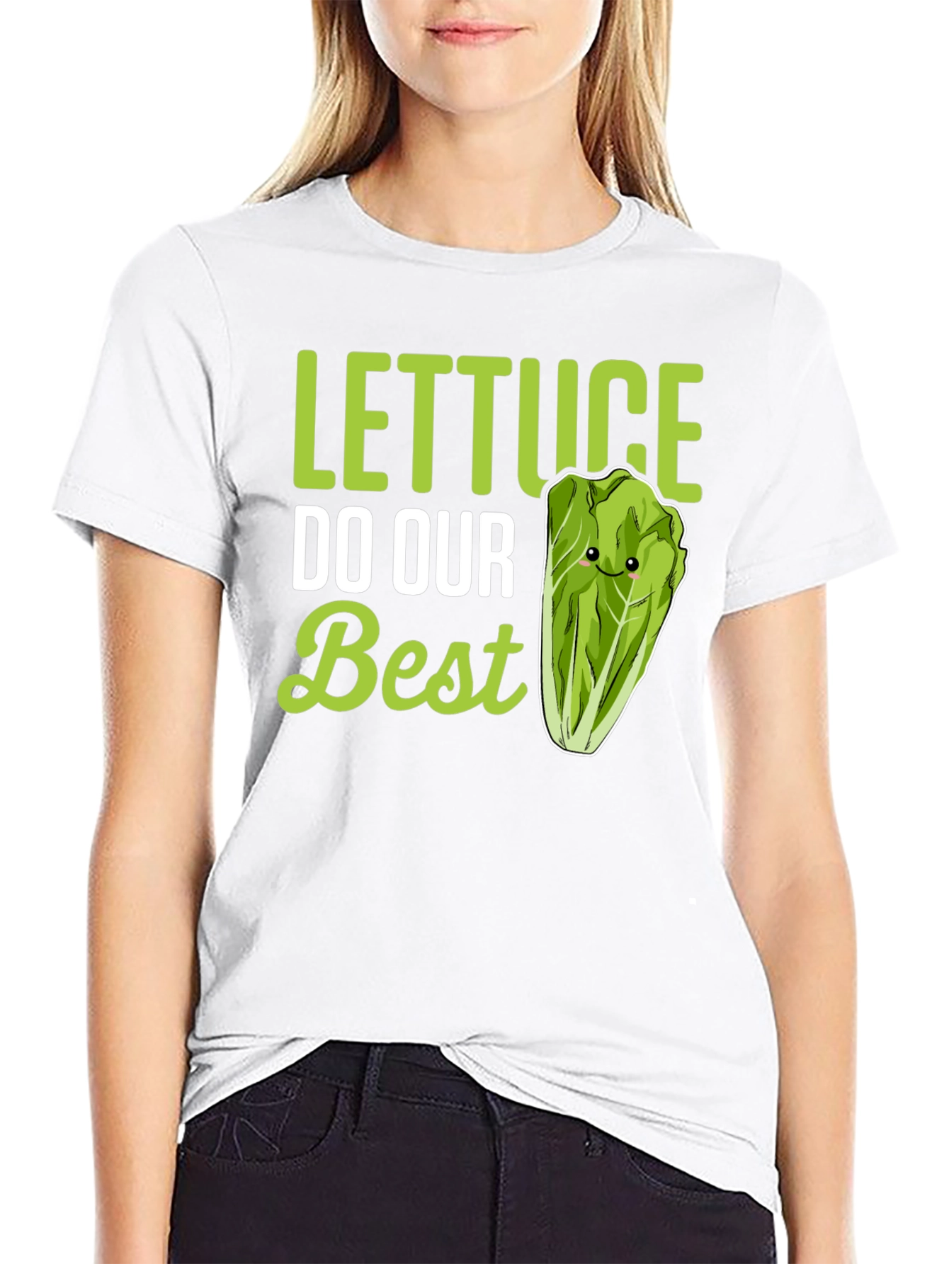 Lettuce Do Our Best Funny T-Shirt