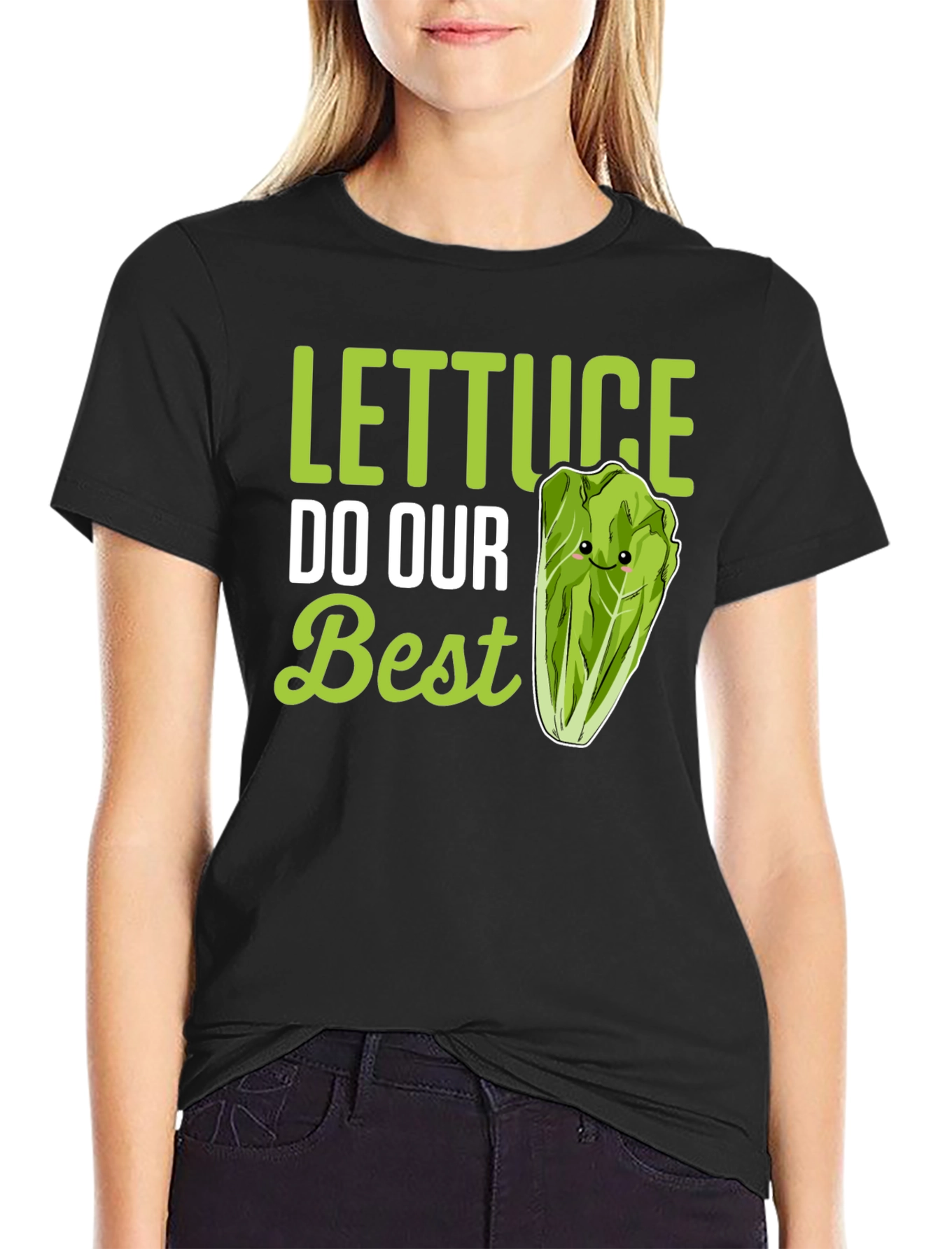 Lettuce Do Our Best Funny T-Shirt