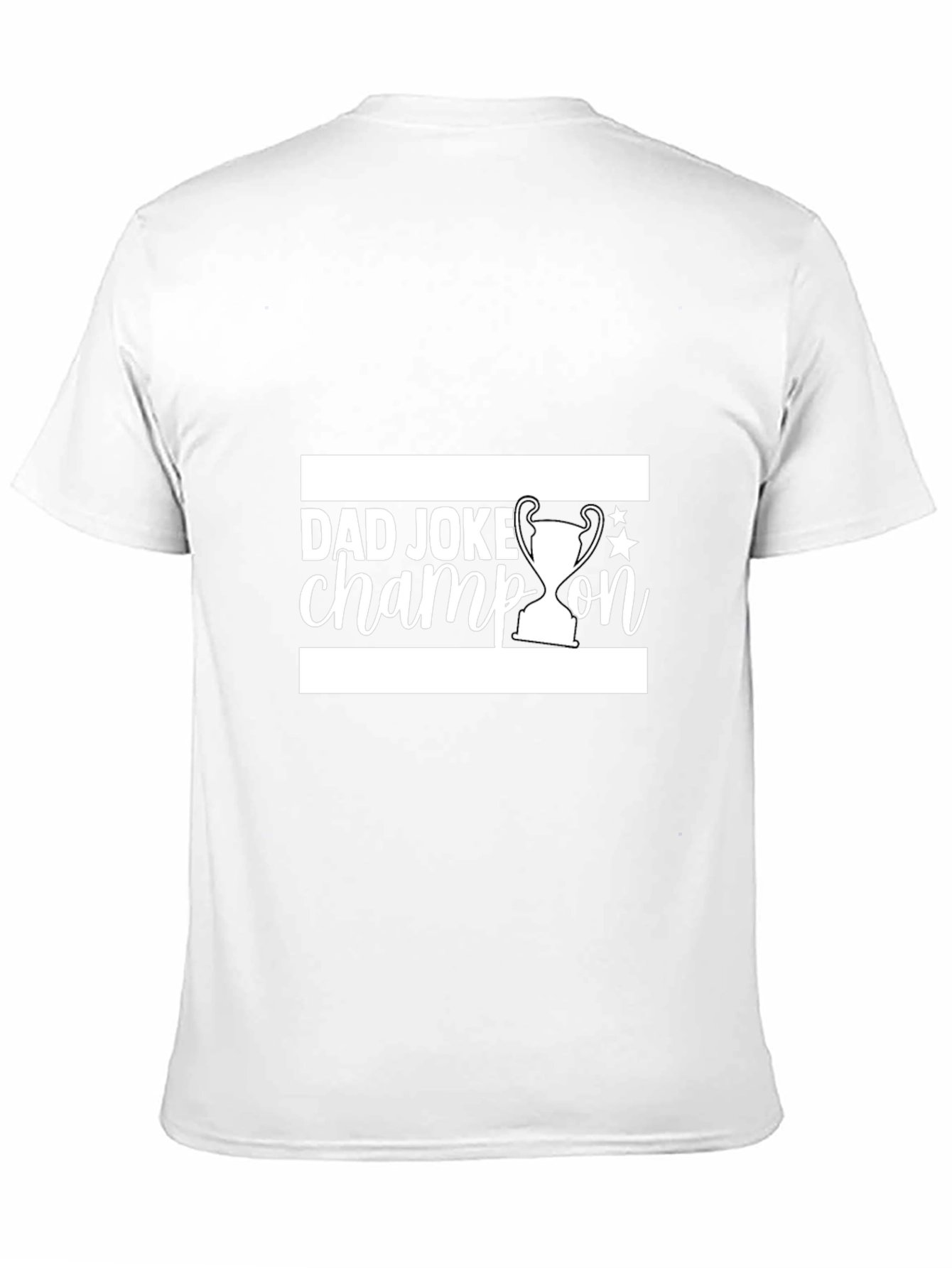 Dad Joke Champion Black T-Shirt