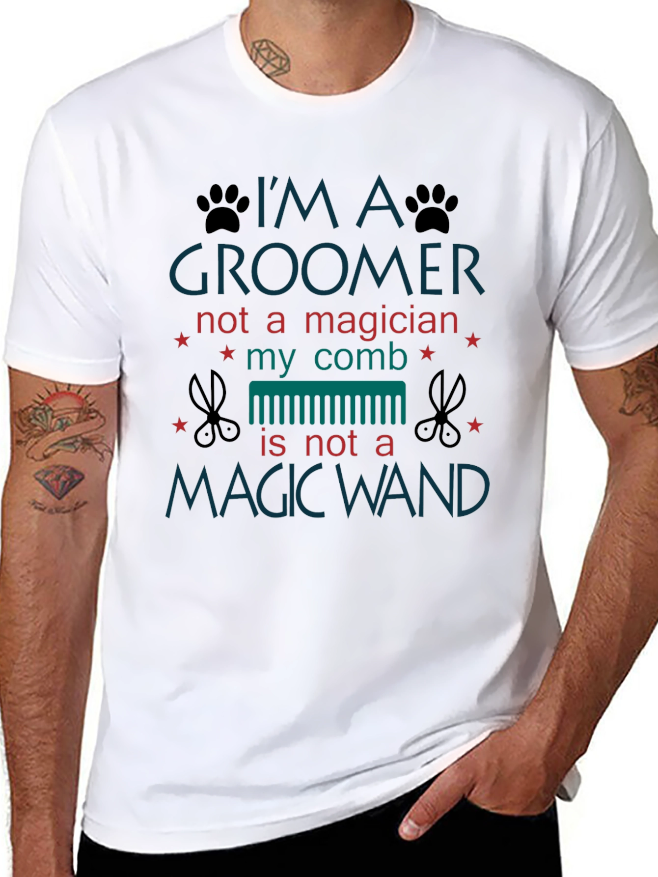 Im a Groomer T-Shirt - Pet Grooming Apparel