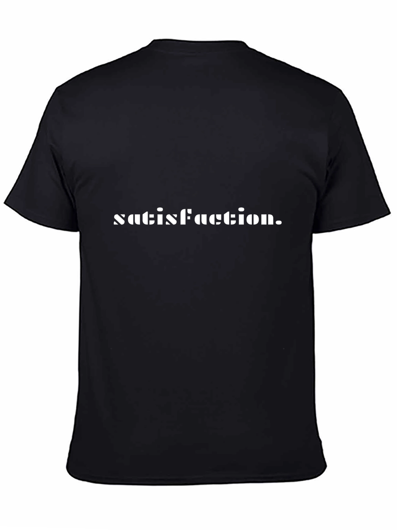 Satisfaction Graphic Tee - Classic Black T-Shirt