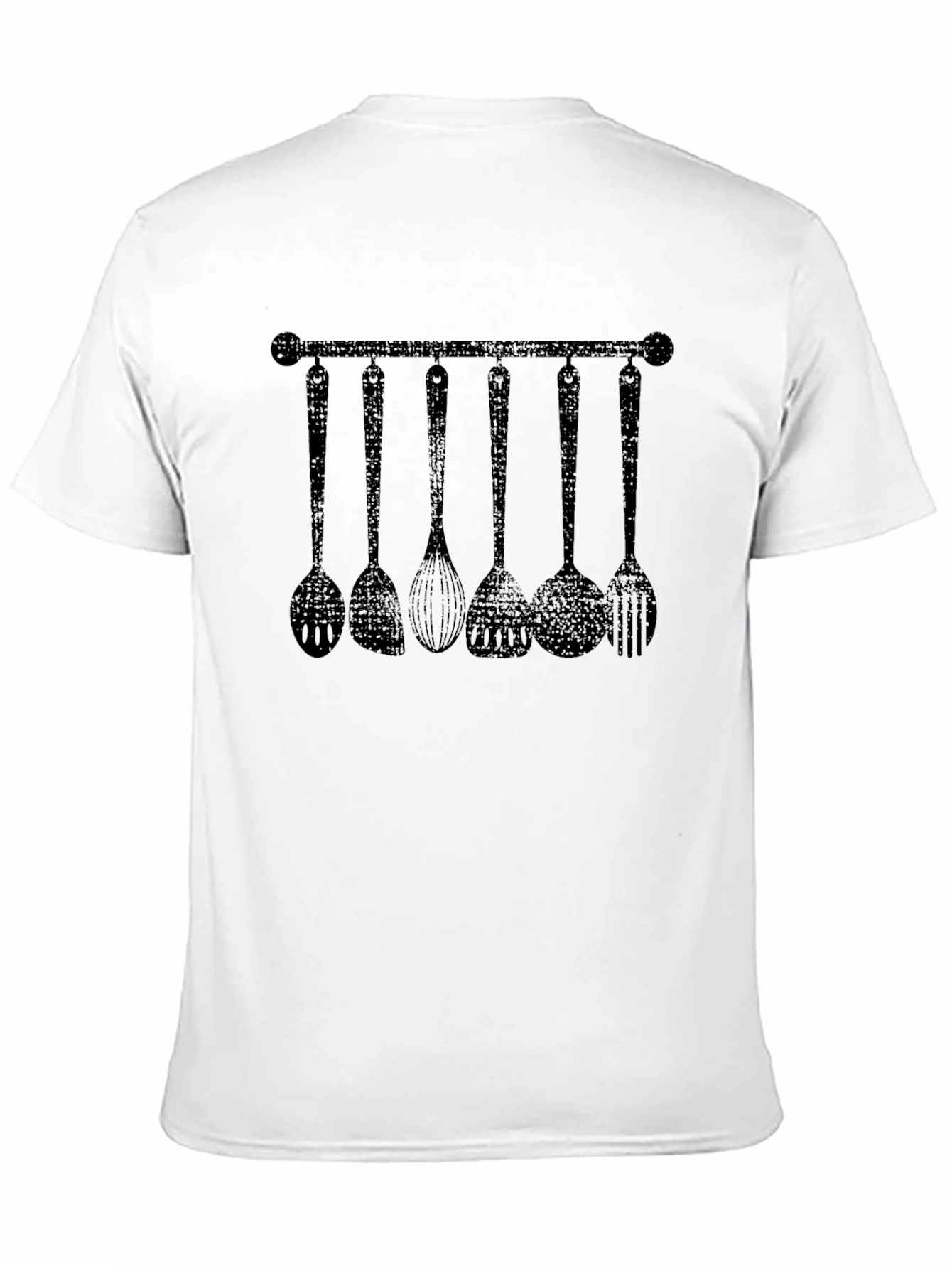 Culinary Tool Rack Graphic T-Shirt - Black