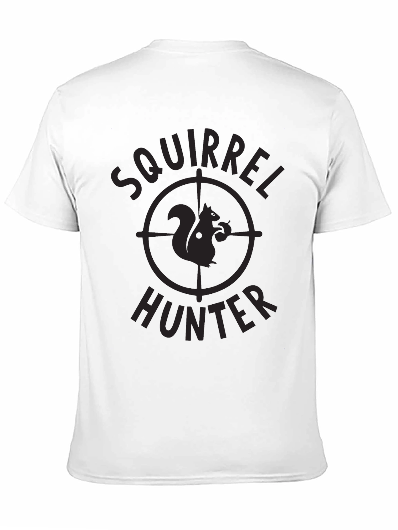 Squirrel Hunter Graphic Tee - Black