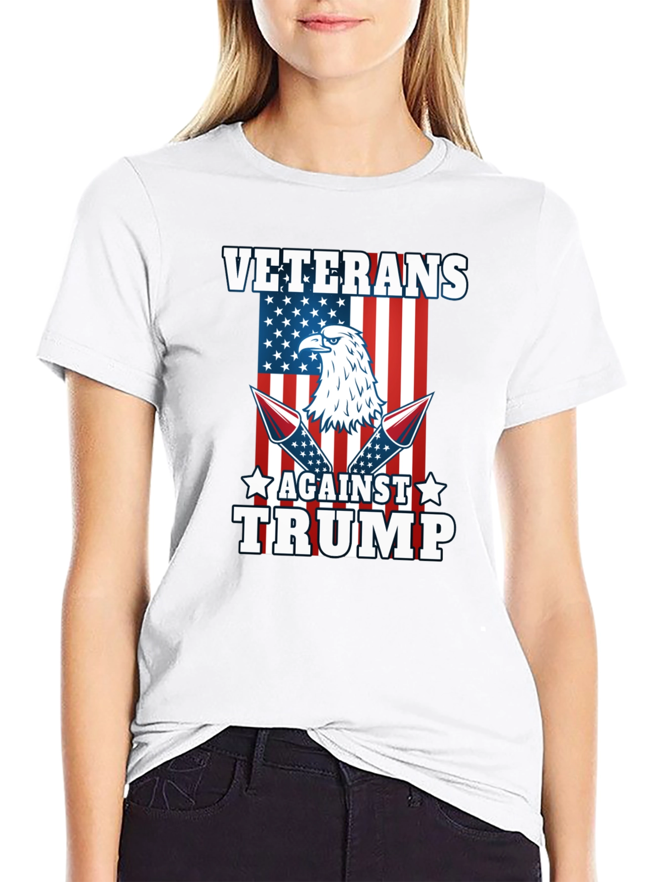 Veterans Against Trump Graphic Tee