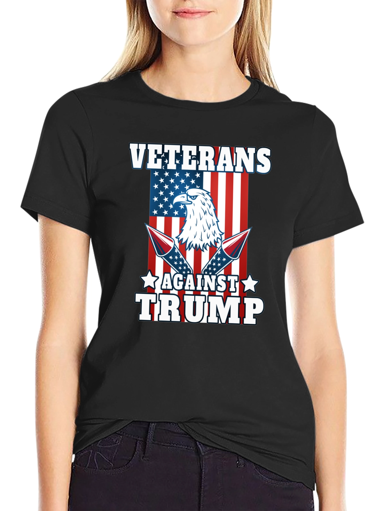Veterans Against Trump Graphic Tee
