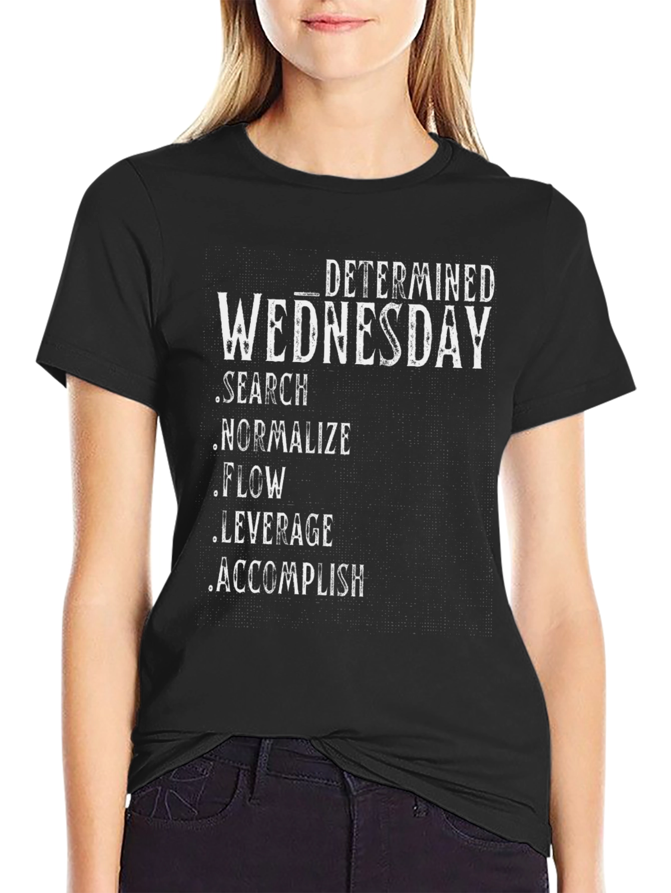 Determined Wednesday Graphic T-Shirt