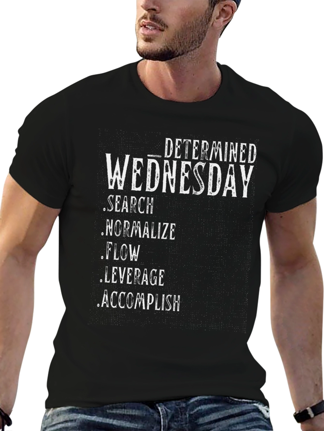 Determined Wednesday Graphic T-Shirt