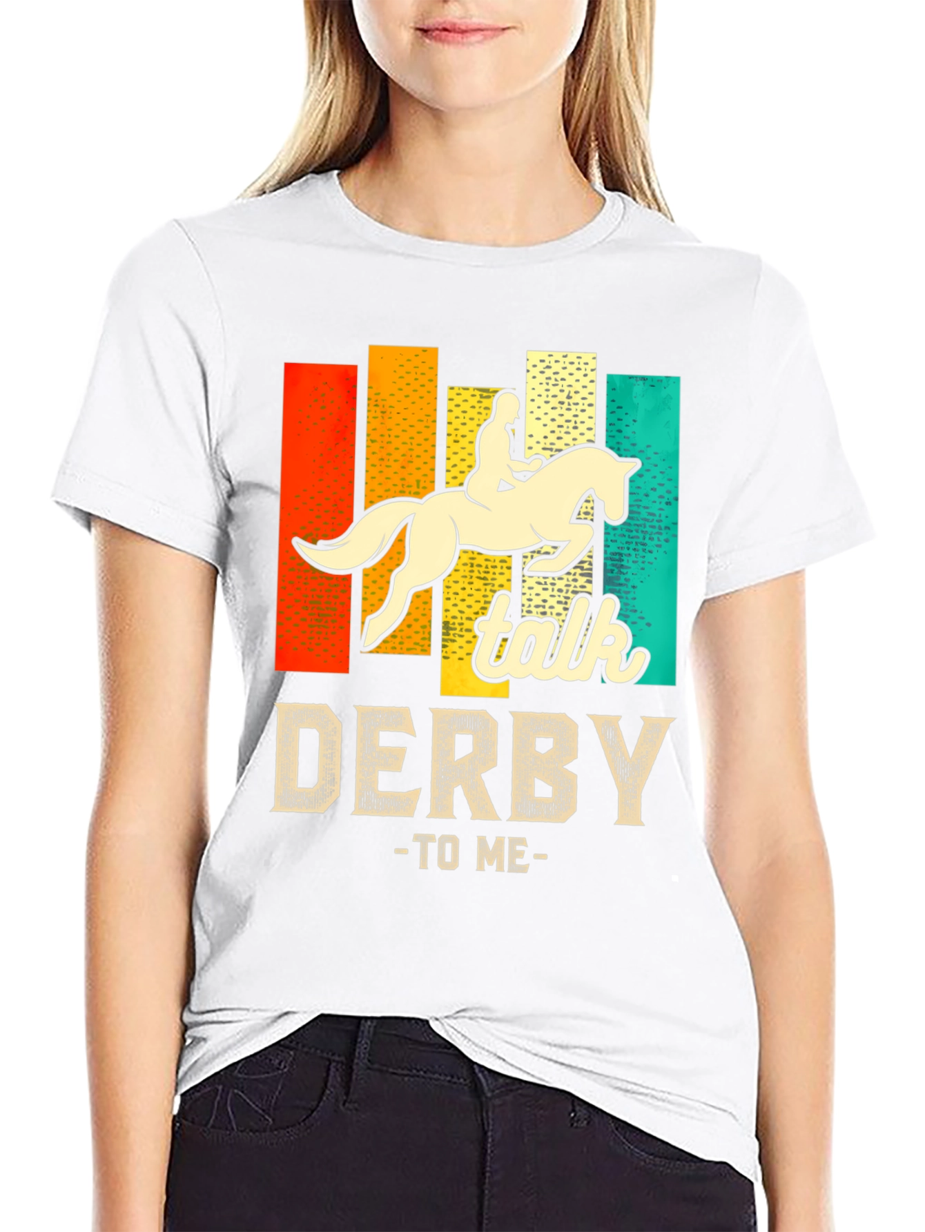 Talk Derby To Me Horseback Riding T-Shirt