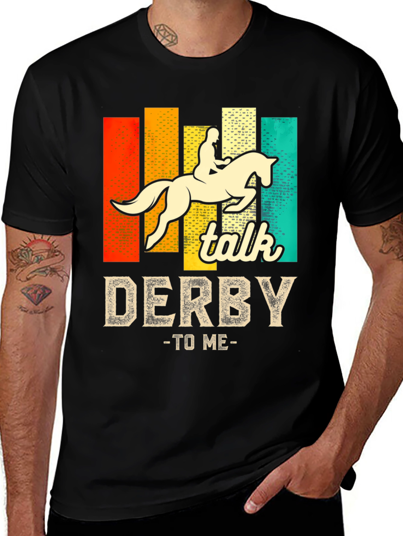 Talk Derby To Me Horseback Riding T-Shirt