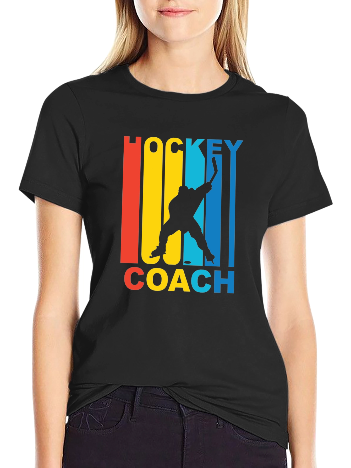 Hockey Coach Retro Style T-Shirt