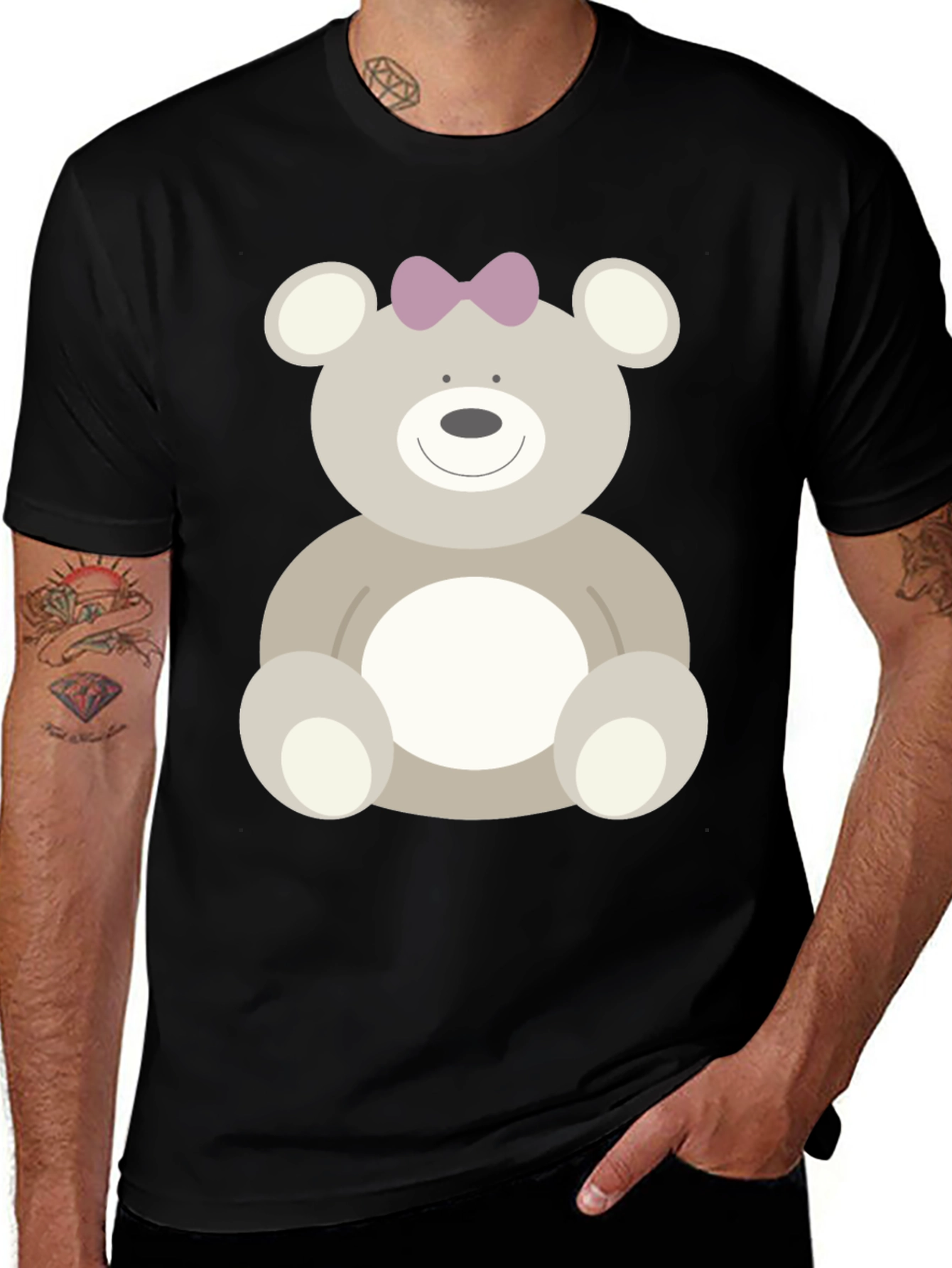 Cute Bear Graphic T-Shirt