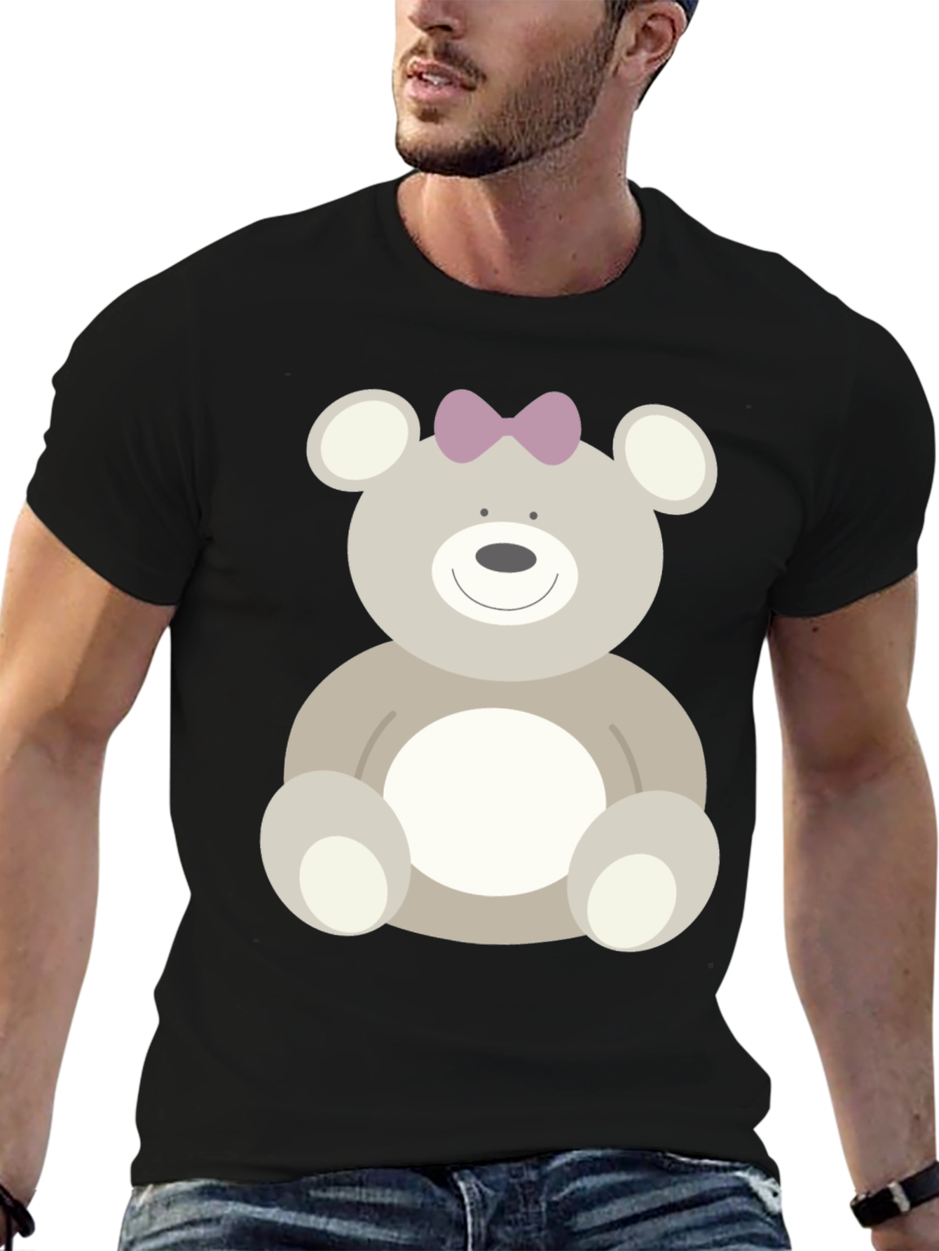 Cute Bear Graphic T-Shirt