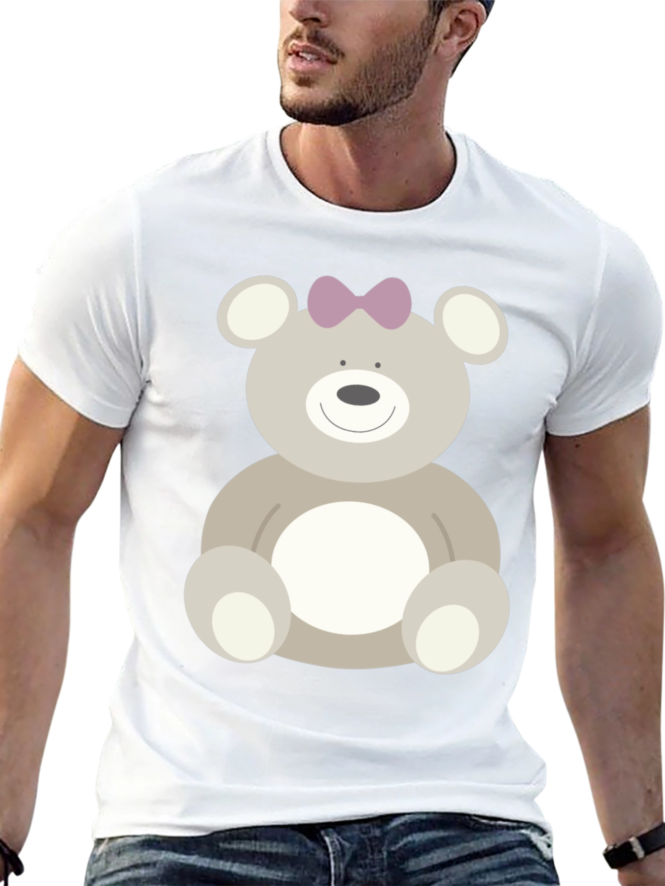 Cute Bear Graphic T-Shirt