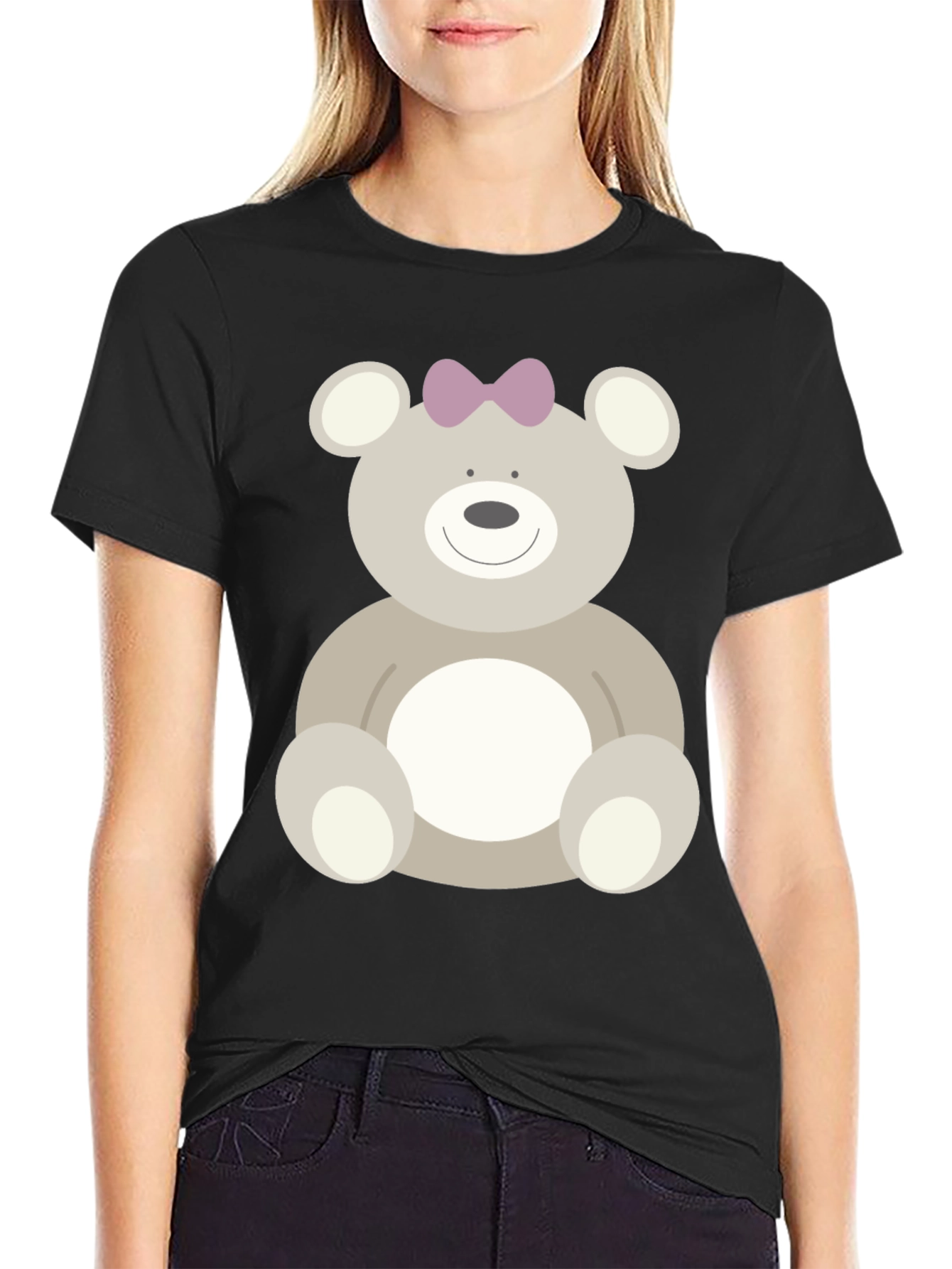 Cute Bear Graphic T-Shirt