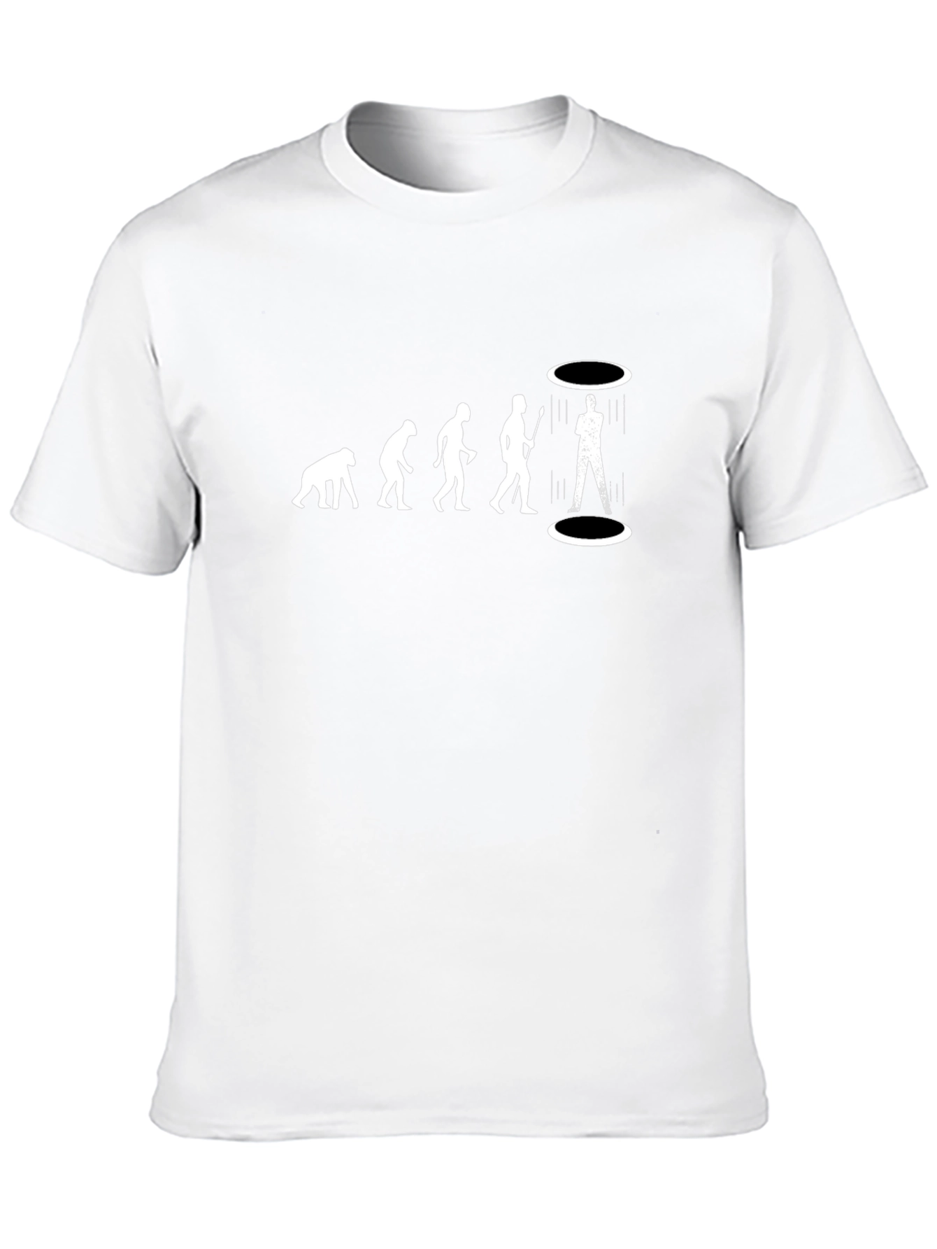 Evolution Humor Graphic Tee - Black