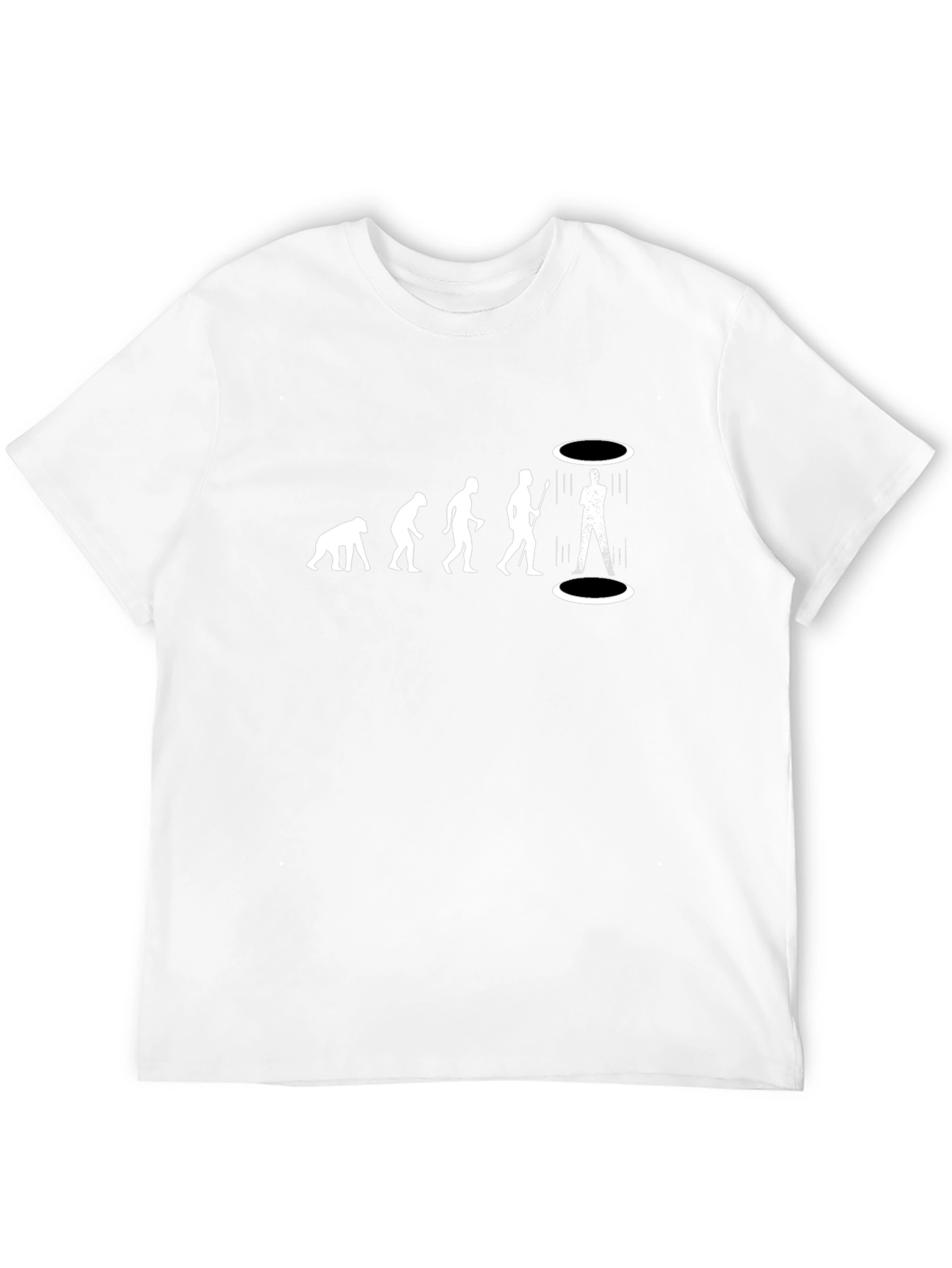 Evolution Humor Graphic Tee - Black