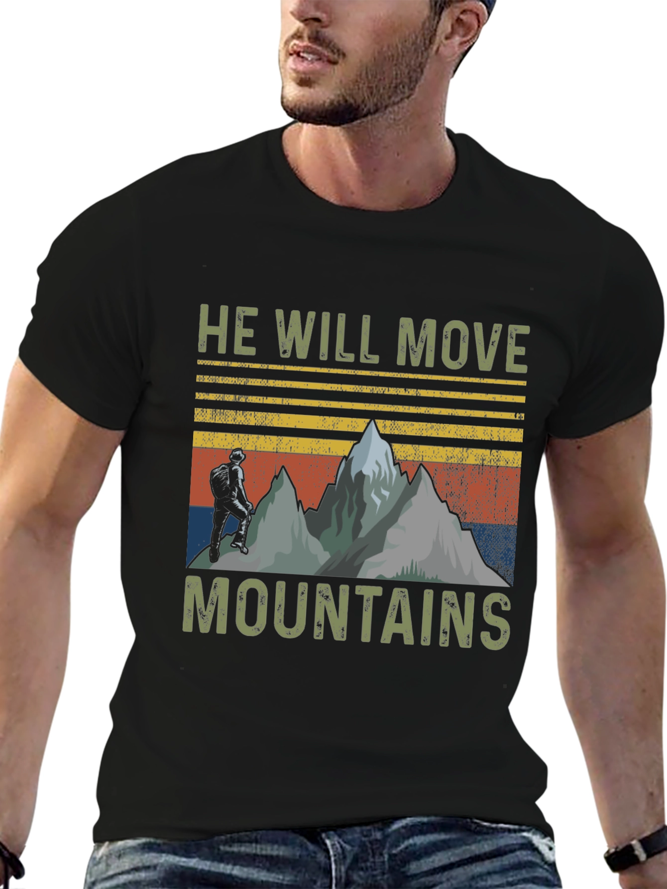 He Will Move Mountains Graphic Tee