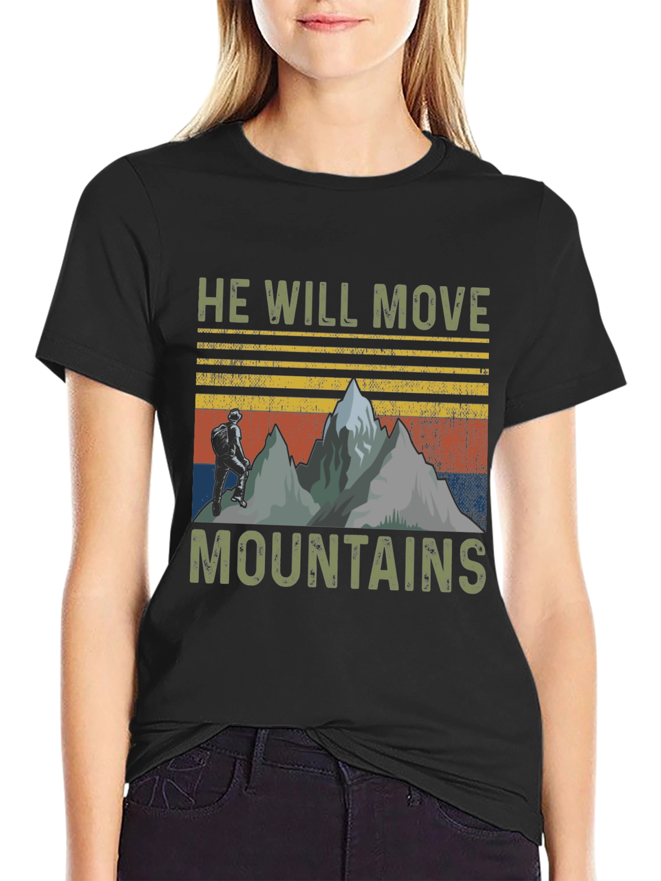 He Will Move Mountains Graphic Tee
