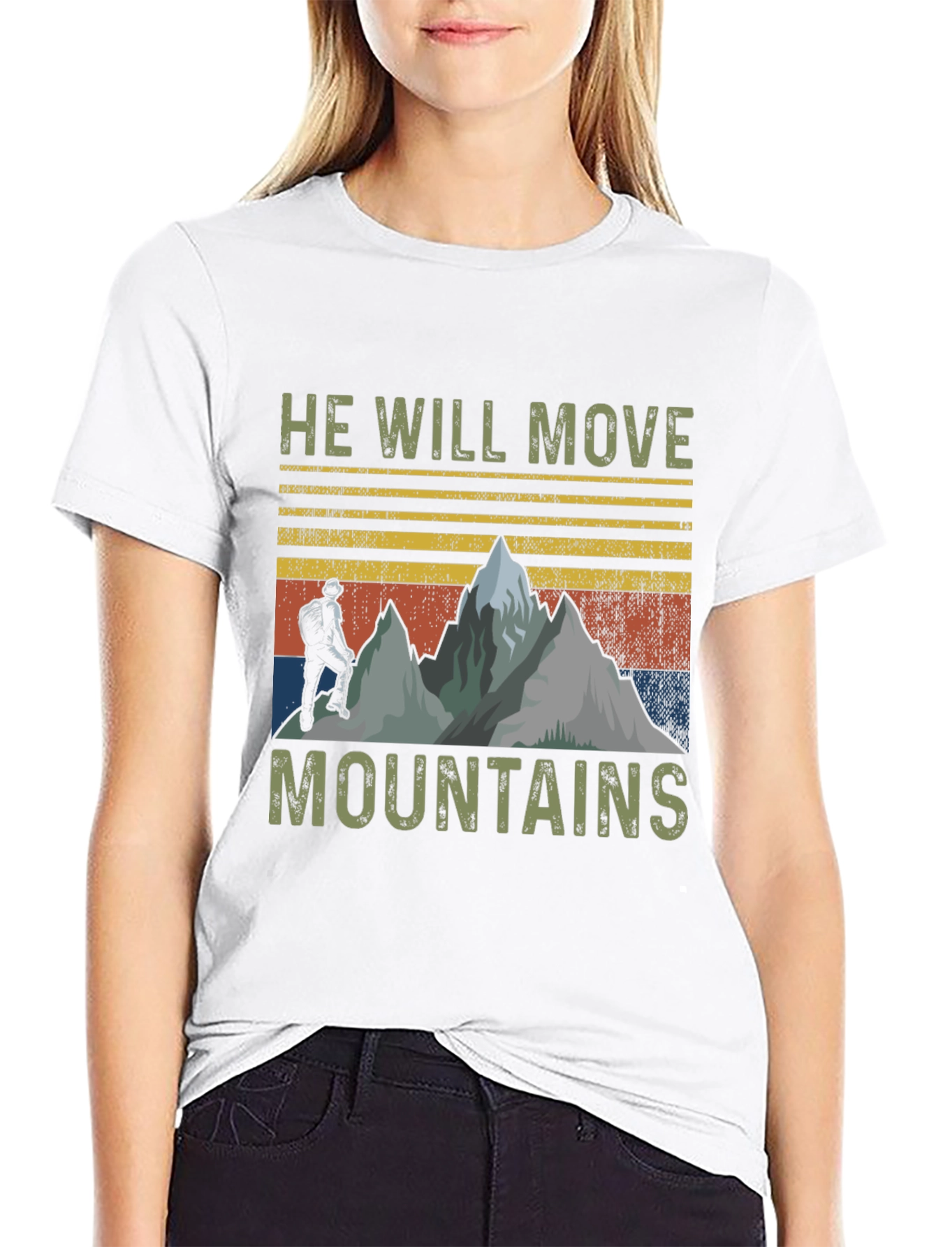 He Will Move Mountains Graphic Tee