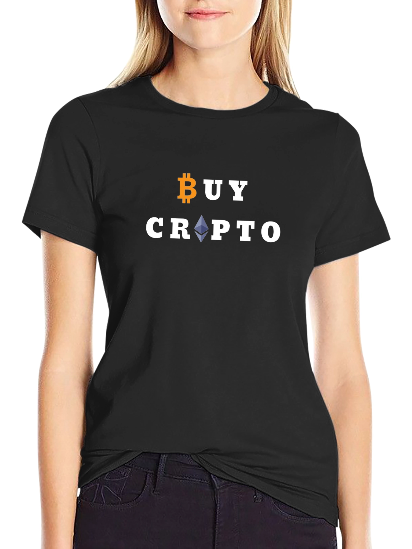 Buy Crypto T-Shirt - Bitcoin & Ethereum