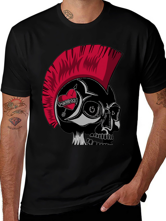 Punk Rock Skull Graphic Tee