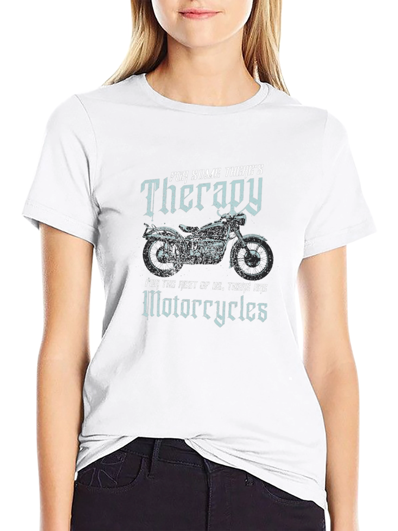 Therapy Motorcycle Graphic T-Shirt