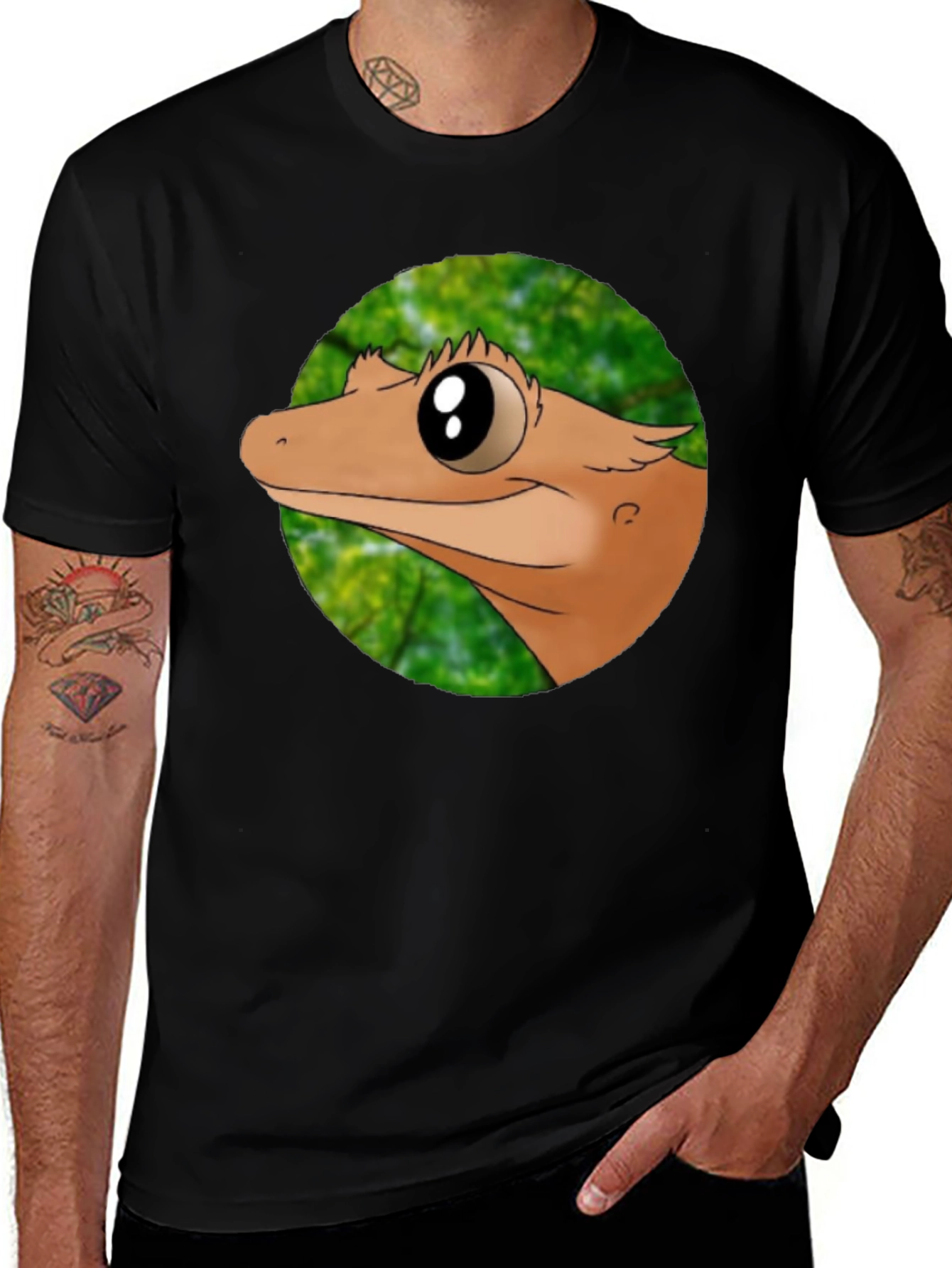 Gecko Graphic Tee - Cool Reptile T-Shirt