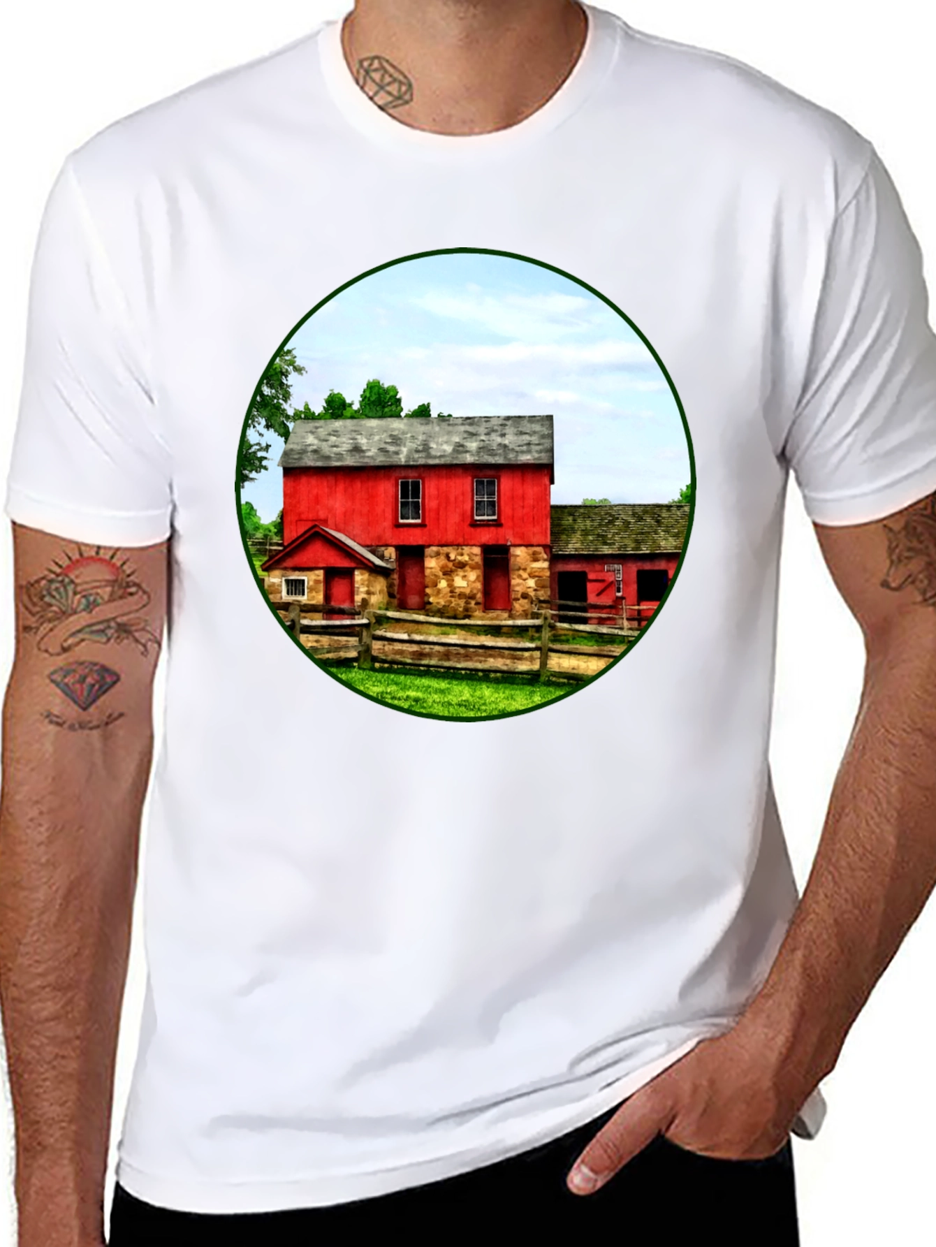 Red Barn Graphic Tee