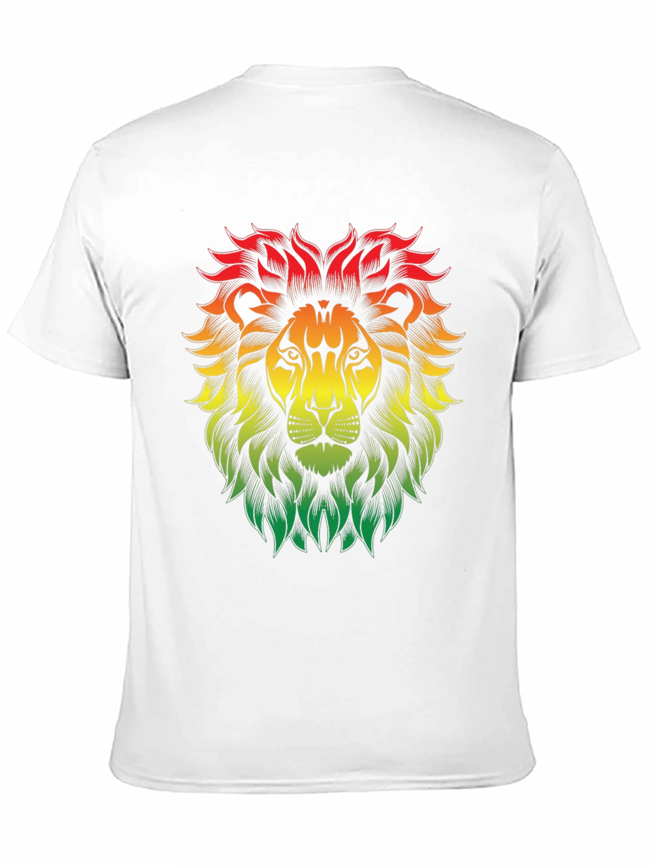 Rasta Lion Graphic Tee - Reggae Vibe