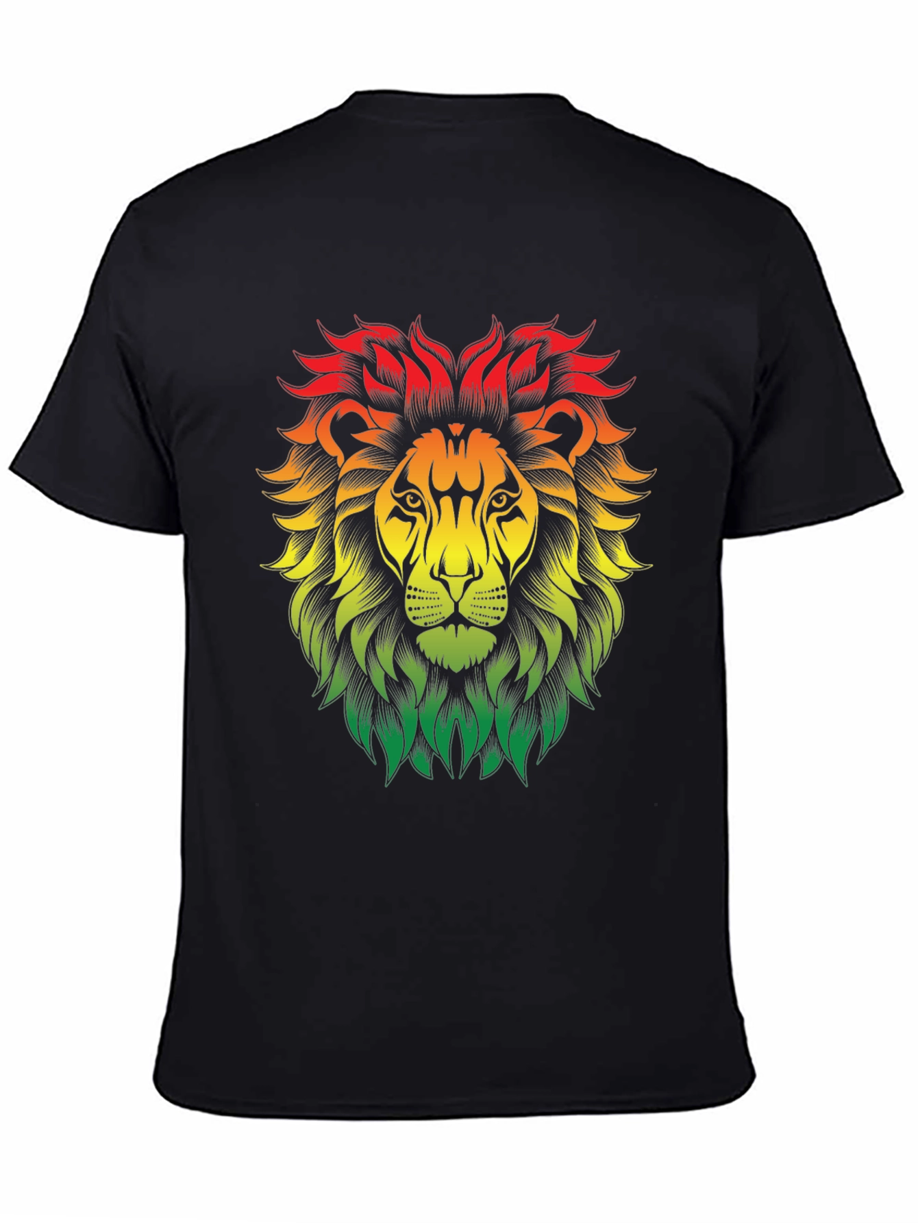 Rasta Lion Graphic Tee - Reggae Vibe