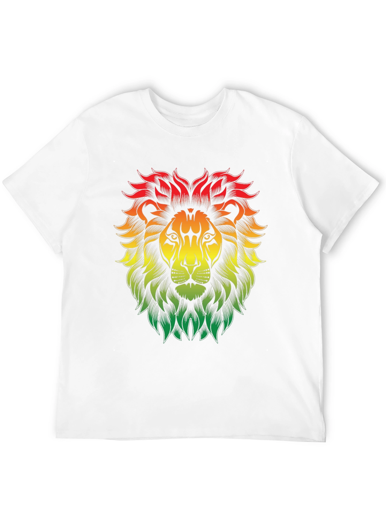 Rasta Lion Graphic Tee - Reggae Vibe