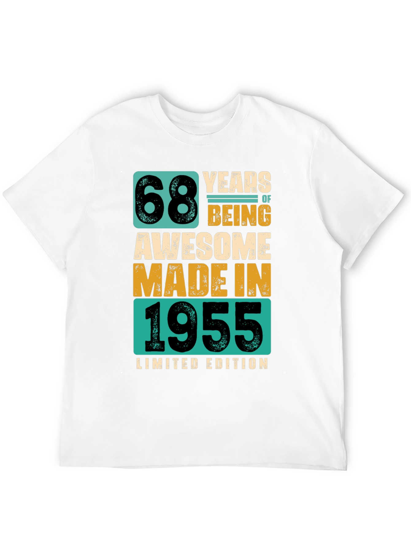 68 Years Awesome - 1955 Limited Edition Graphic Tee