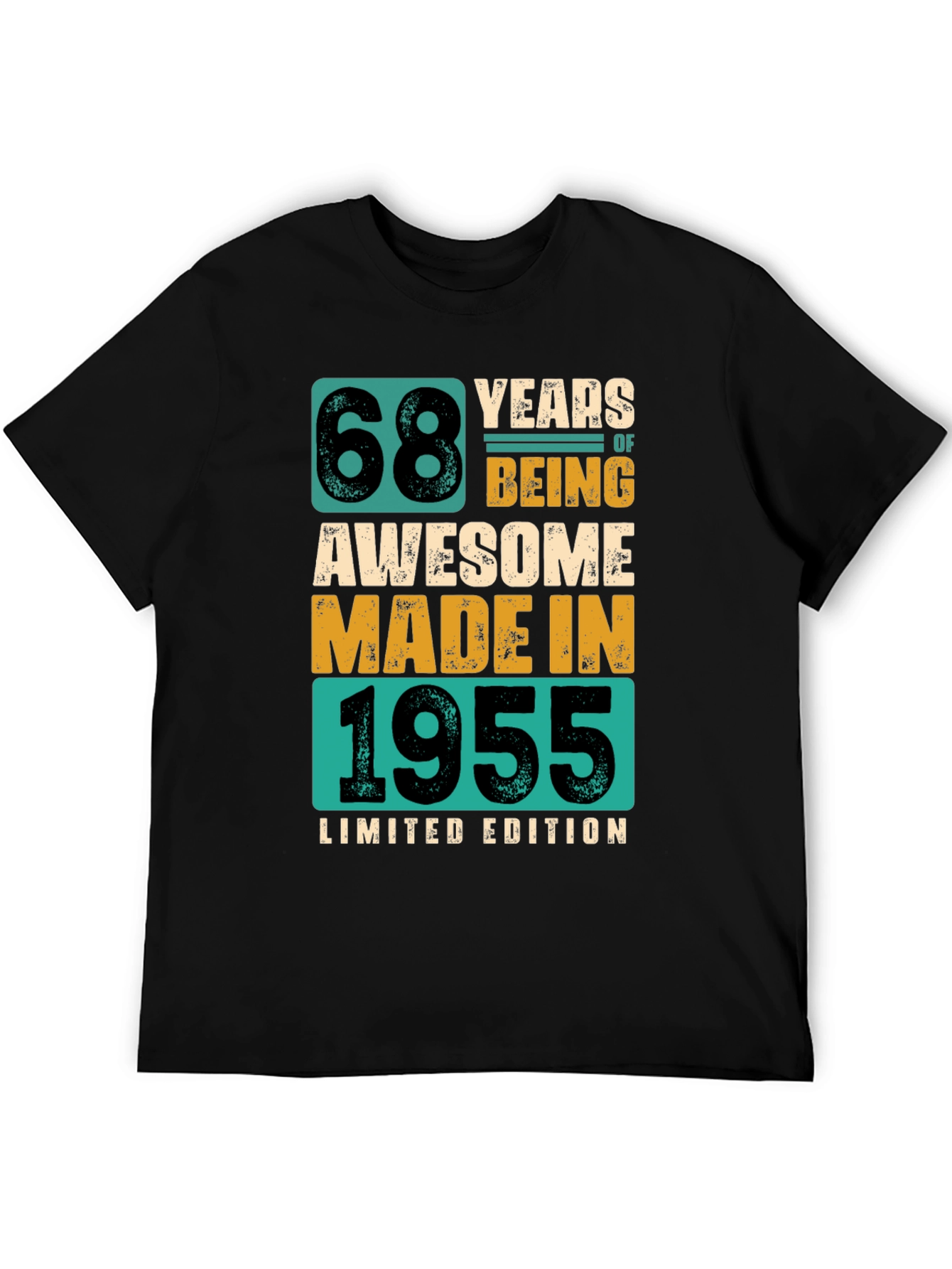 68 Years Awesome - 1955 Limited Edition Graphic Tee