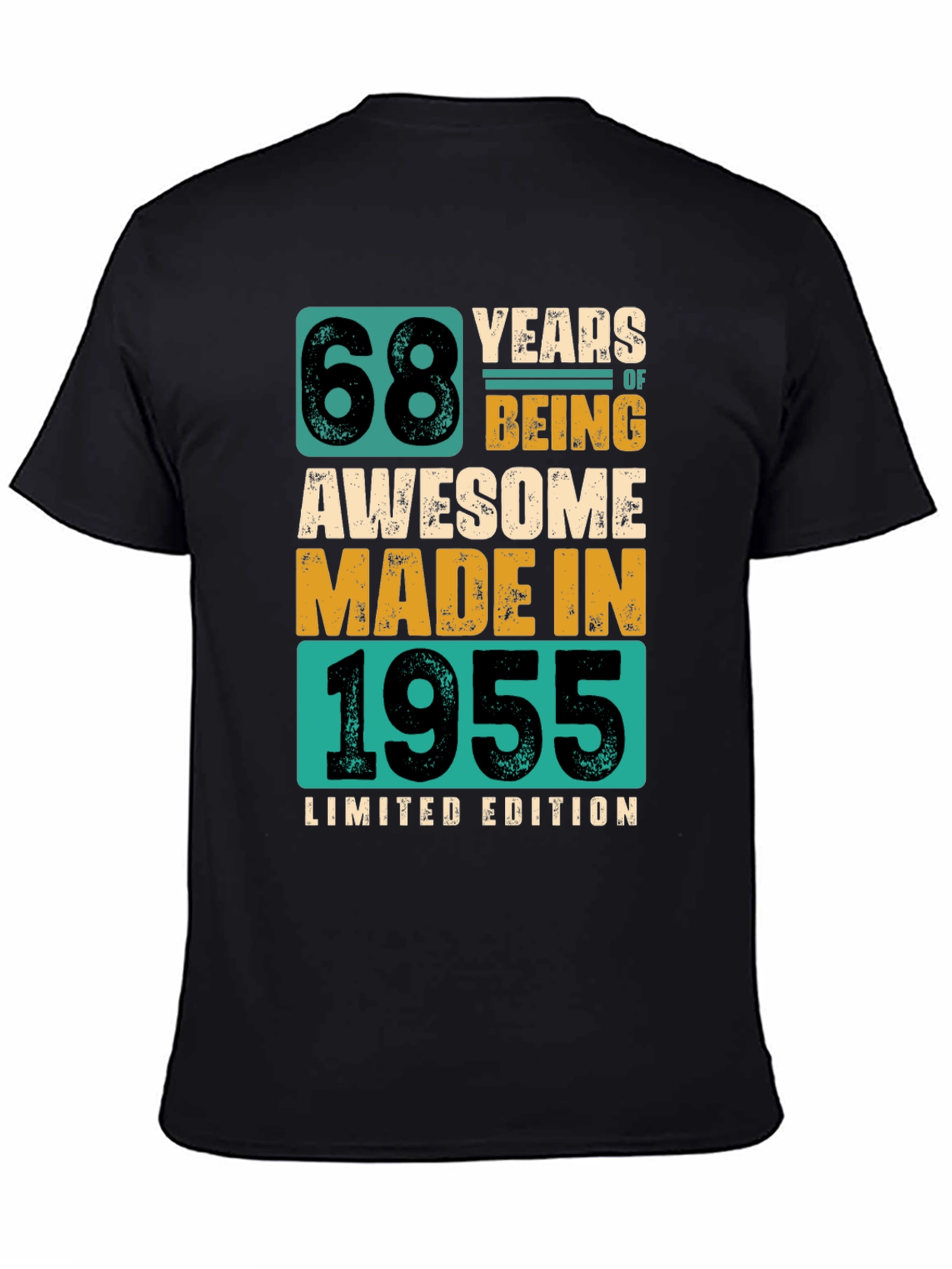 68 Years Awesome - 1955 Limited Edition Graphic Tee