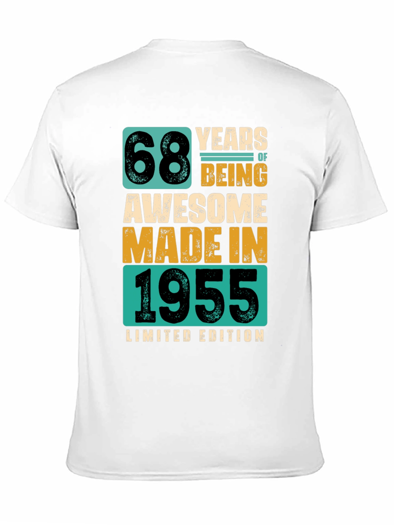 68 Years Awesome - 1955 Limited Edition Graphic Tee