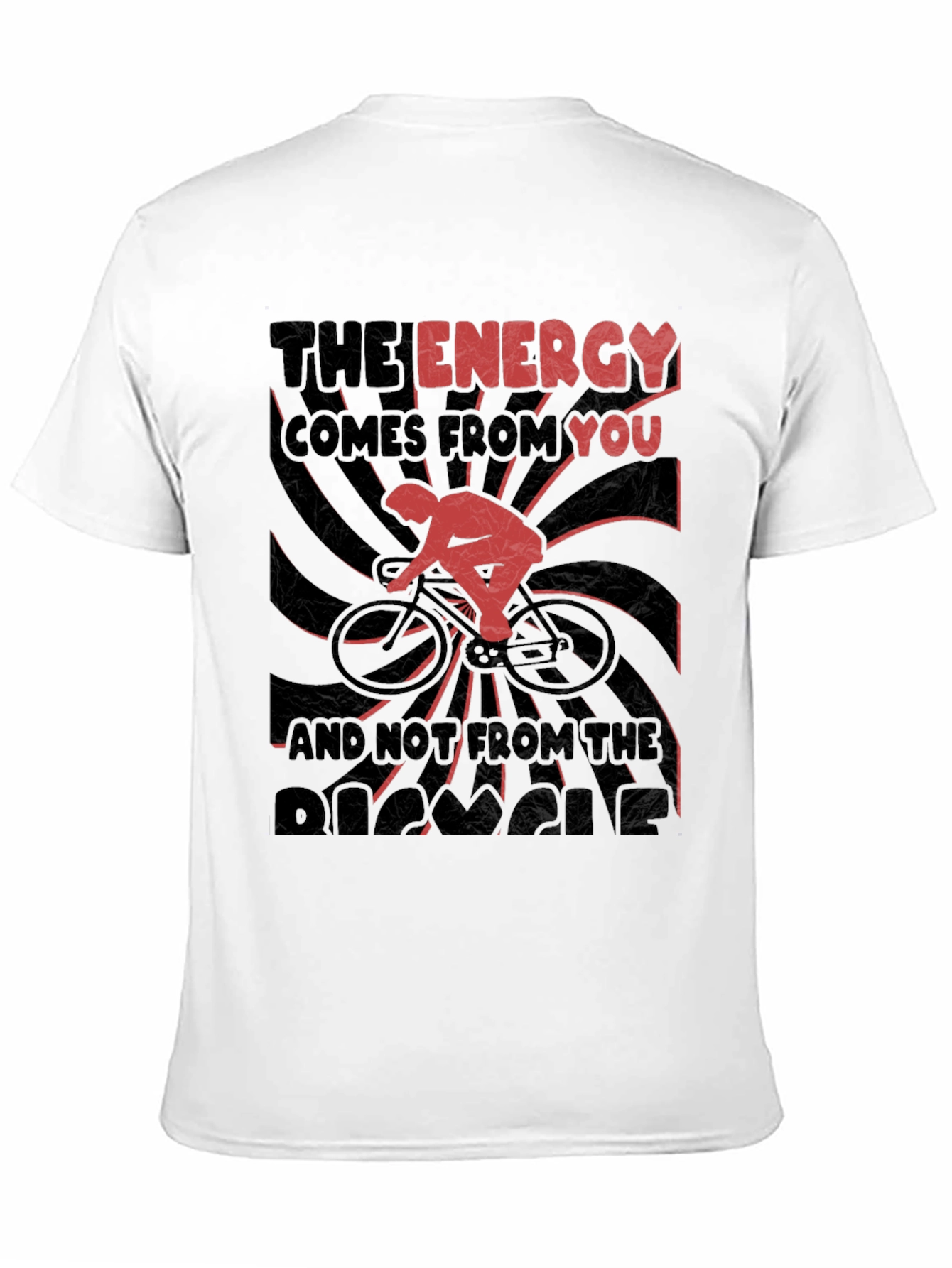 Energy Cycling Graphic Tee - Black