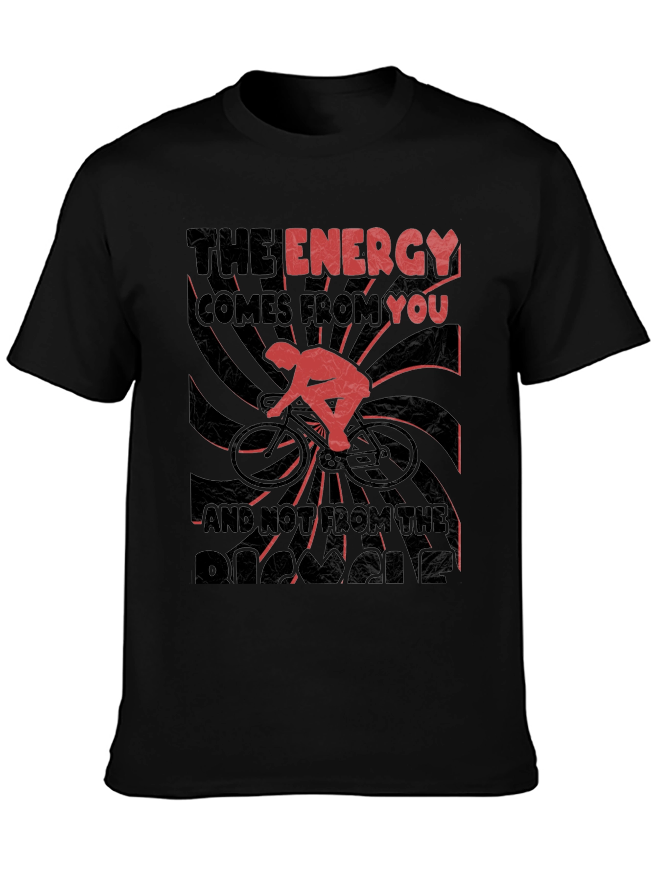 Energy Cycling Graphic Tee - Black