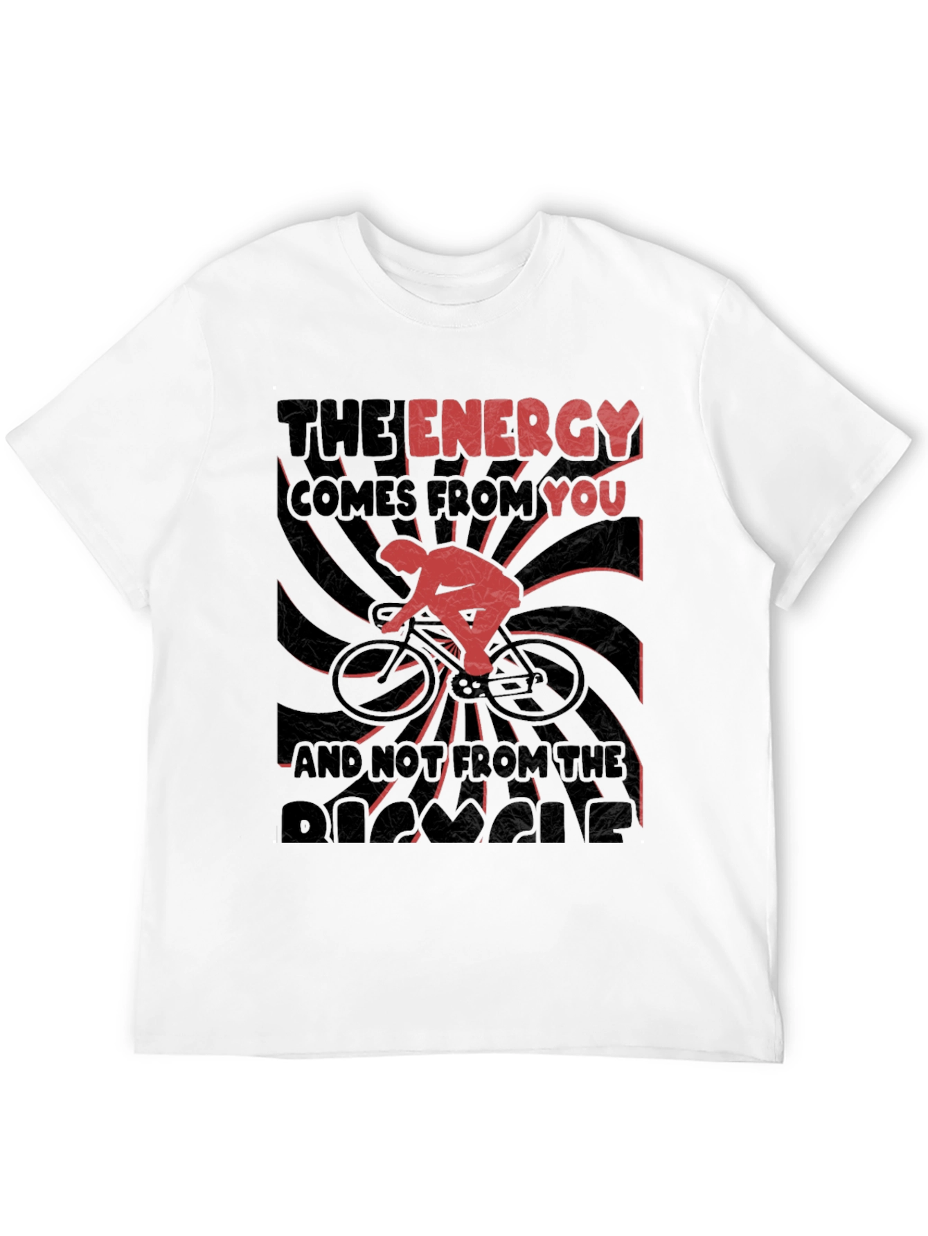 Energy Cycling Graphic Tee - Black