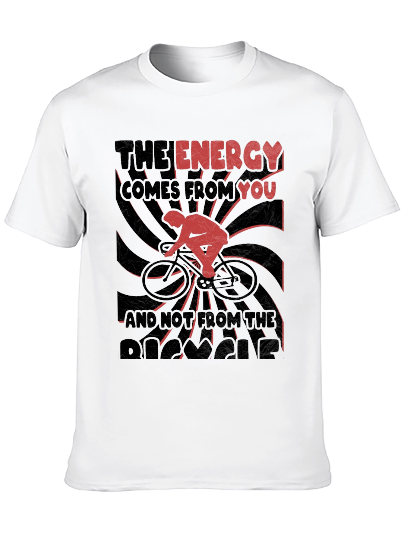 Energy Cycling Graphic Tee - Black