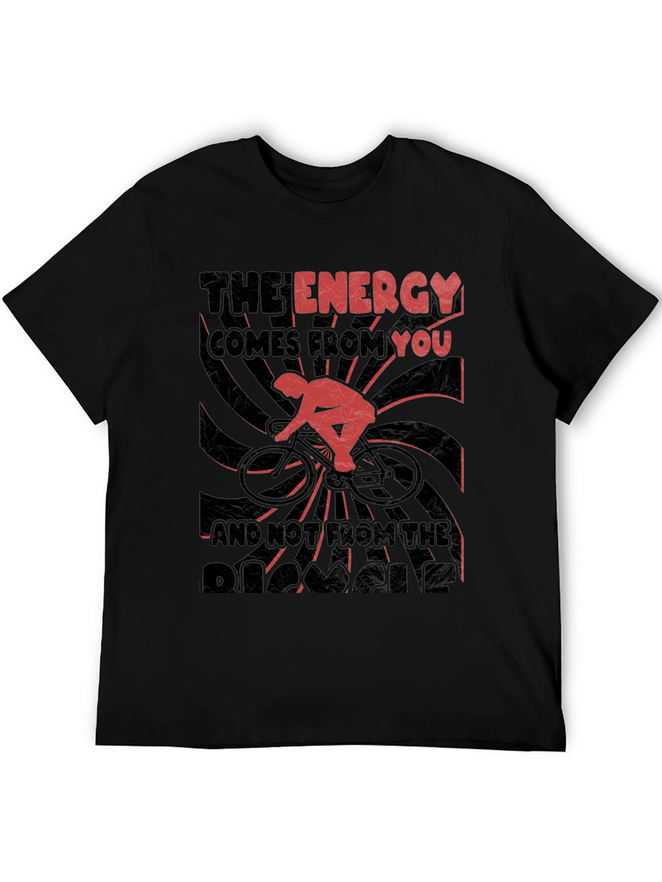 Energy Cycling Graphic Tee - Black