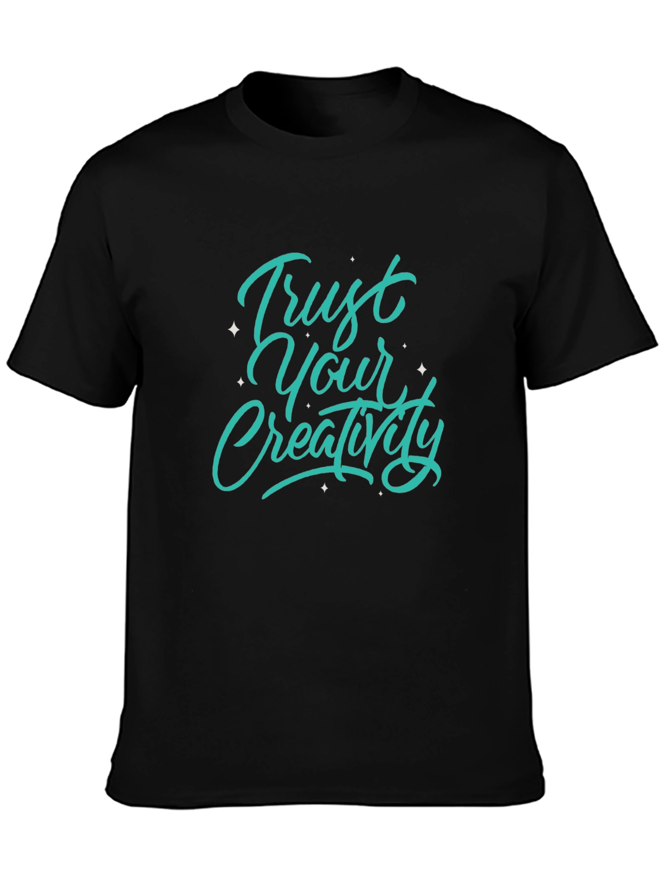 Trust Your Creativity Black Graphic Tee