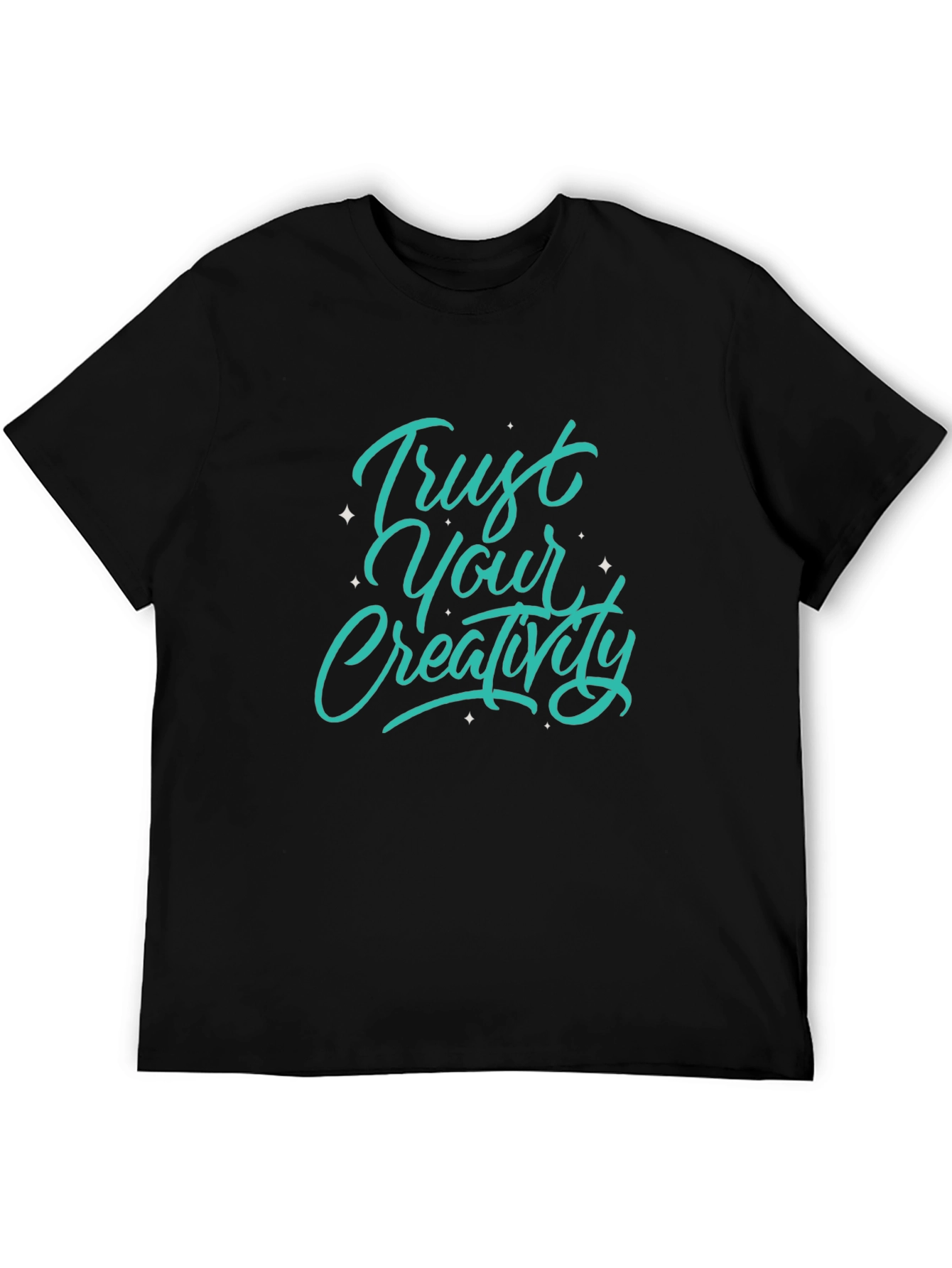 Trust Your Creativity Black Graphic Tee