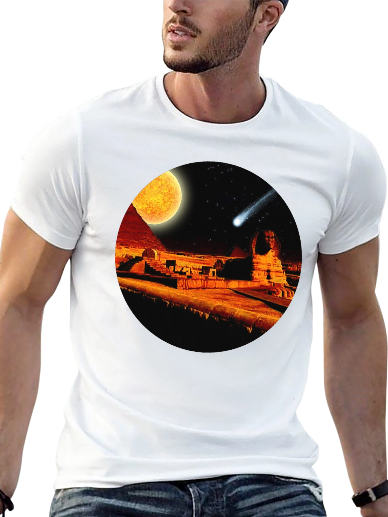 Egyptian Pyramids Comet T-Shirt