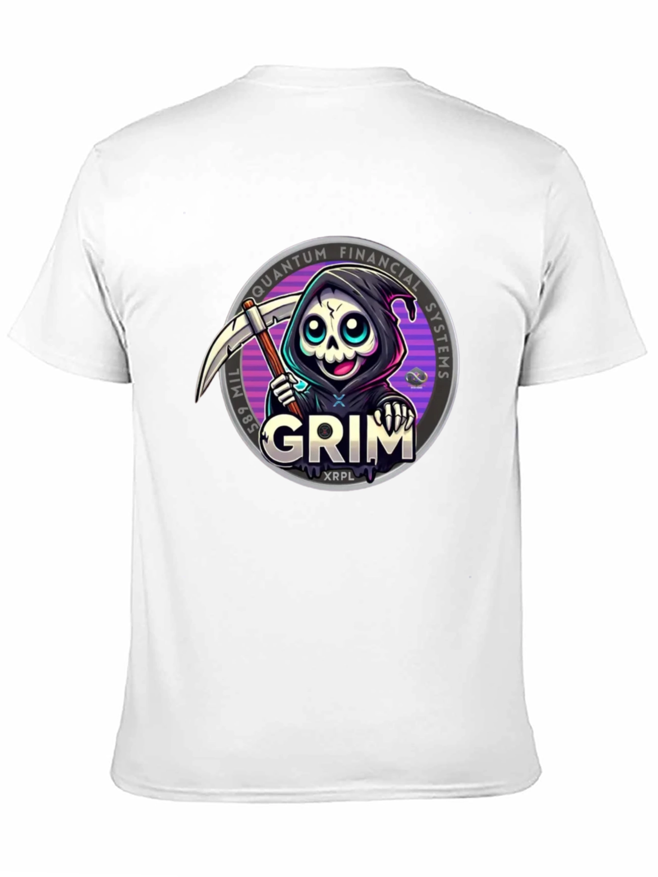 Grim Reaper Crypto T-Shirt - Quantum Financial Systems