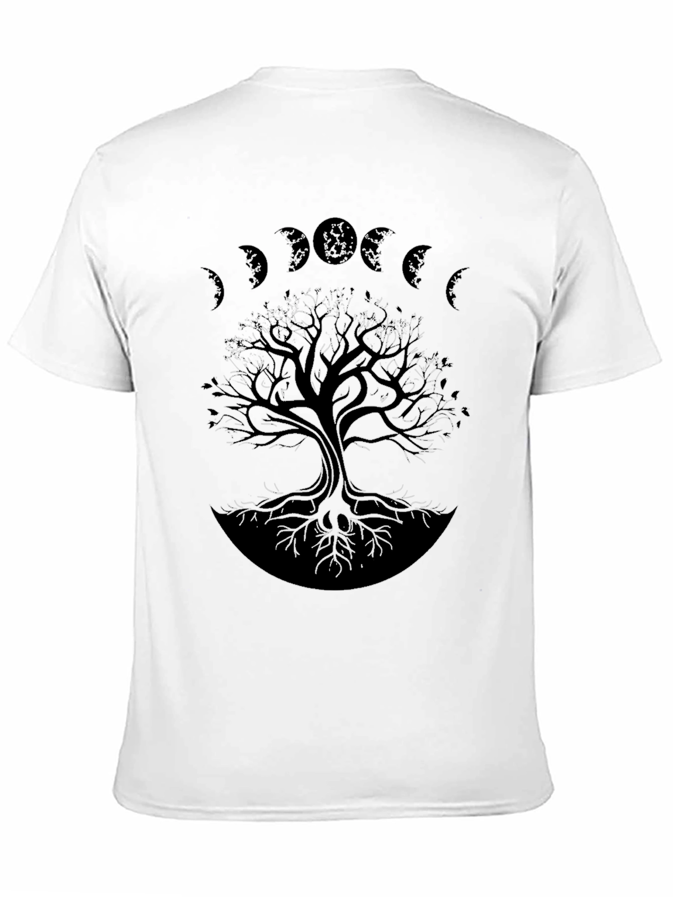 Tree of Life T-Shirt - Moon Phases Design