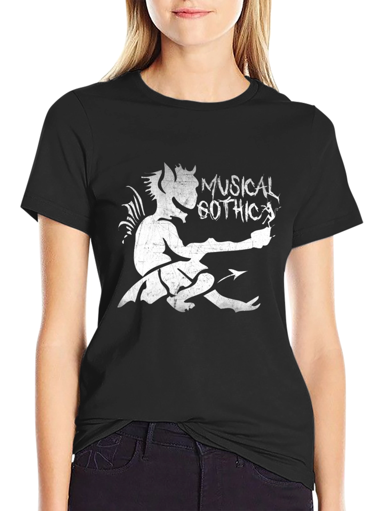 Musical Gothic T-Shirt - Devil Graphic Tee