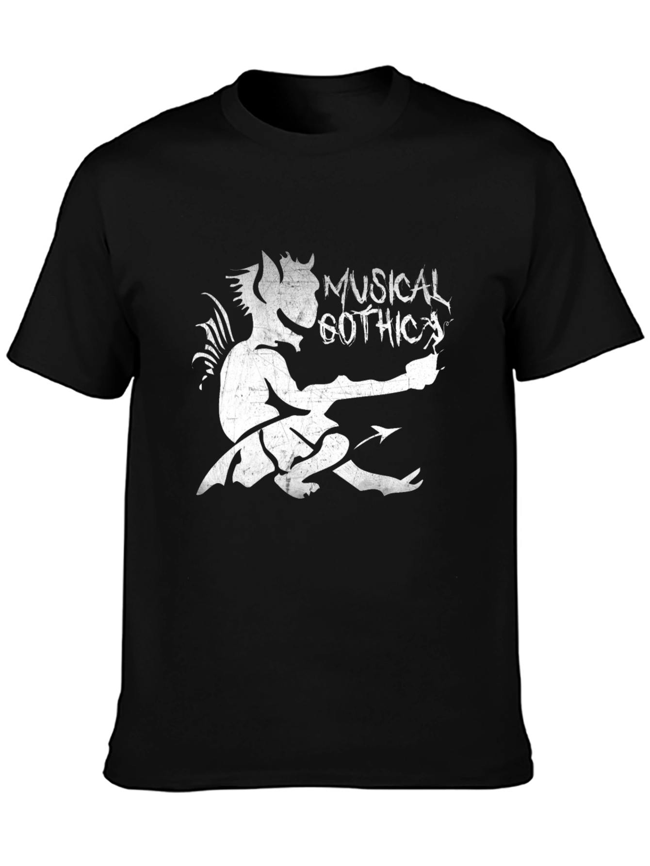 Musical Gothic T-Shirt - Devil Graphic Tee