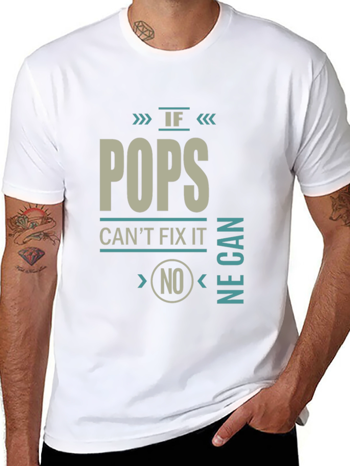 If Pops Cant Fix It No One Can T-Shirt