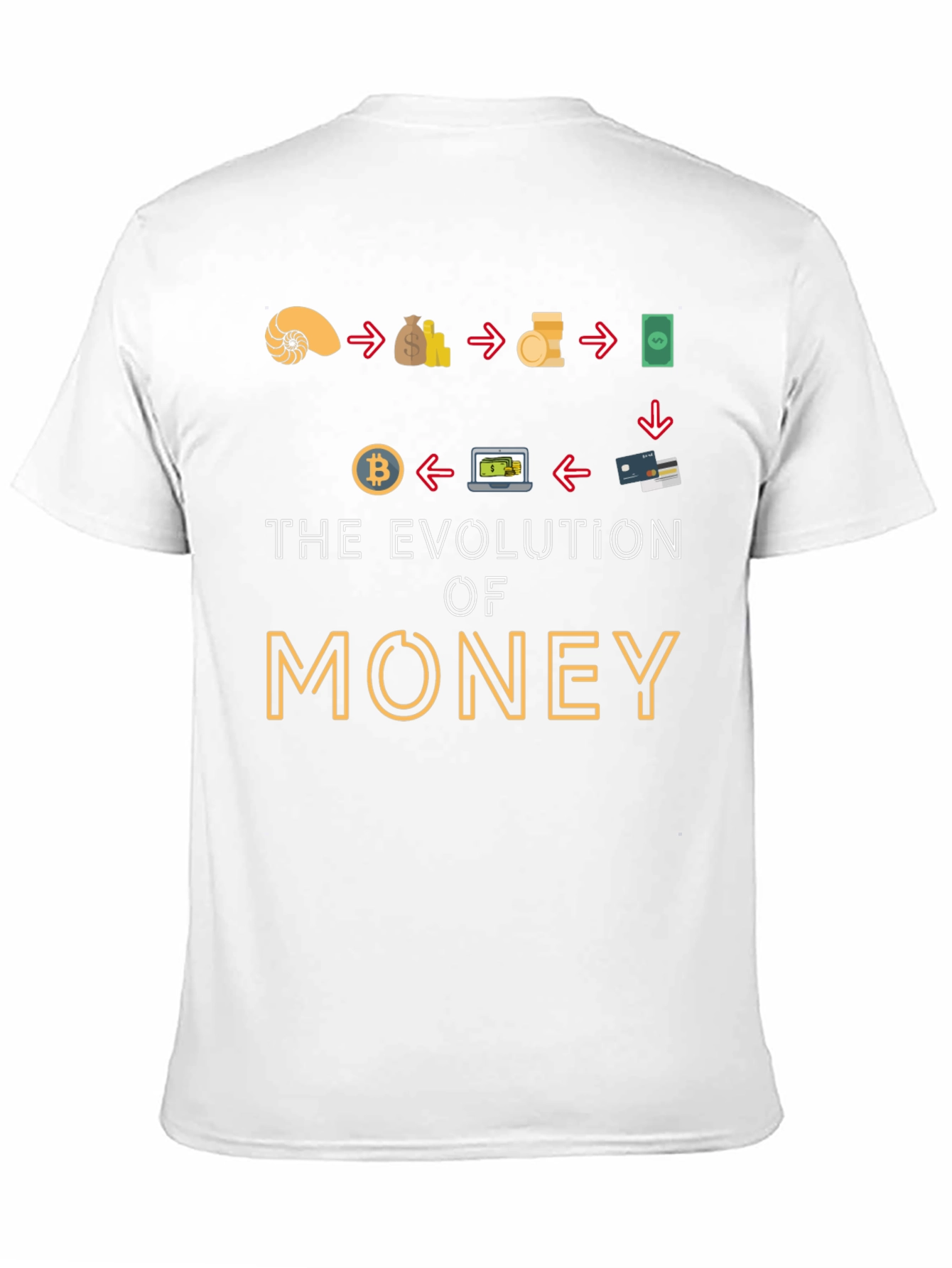 Evolution of Money Graphic T-Shirt