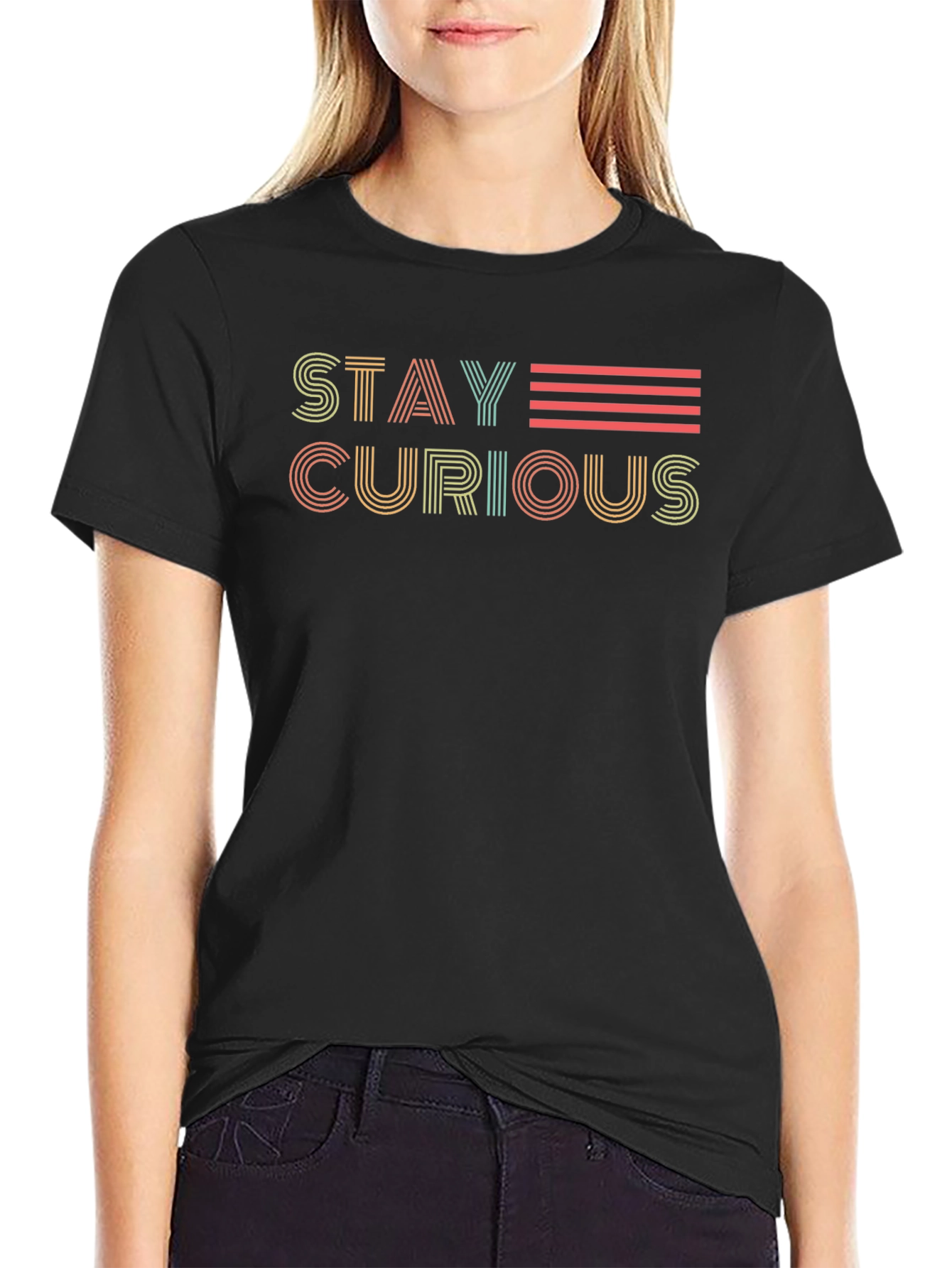 Stay Curious Retro Graphic T-Shirt